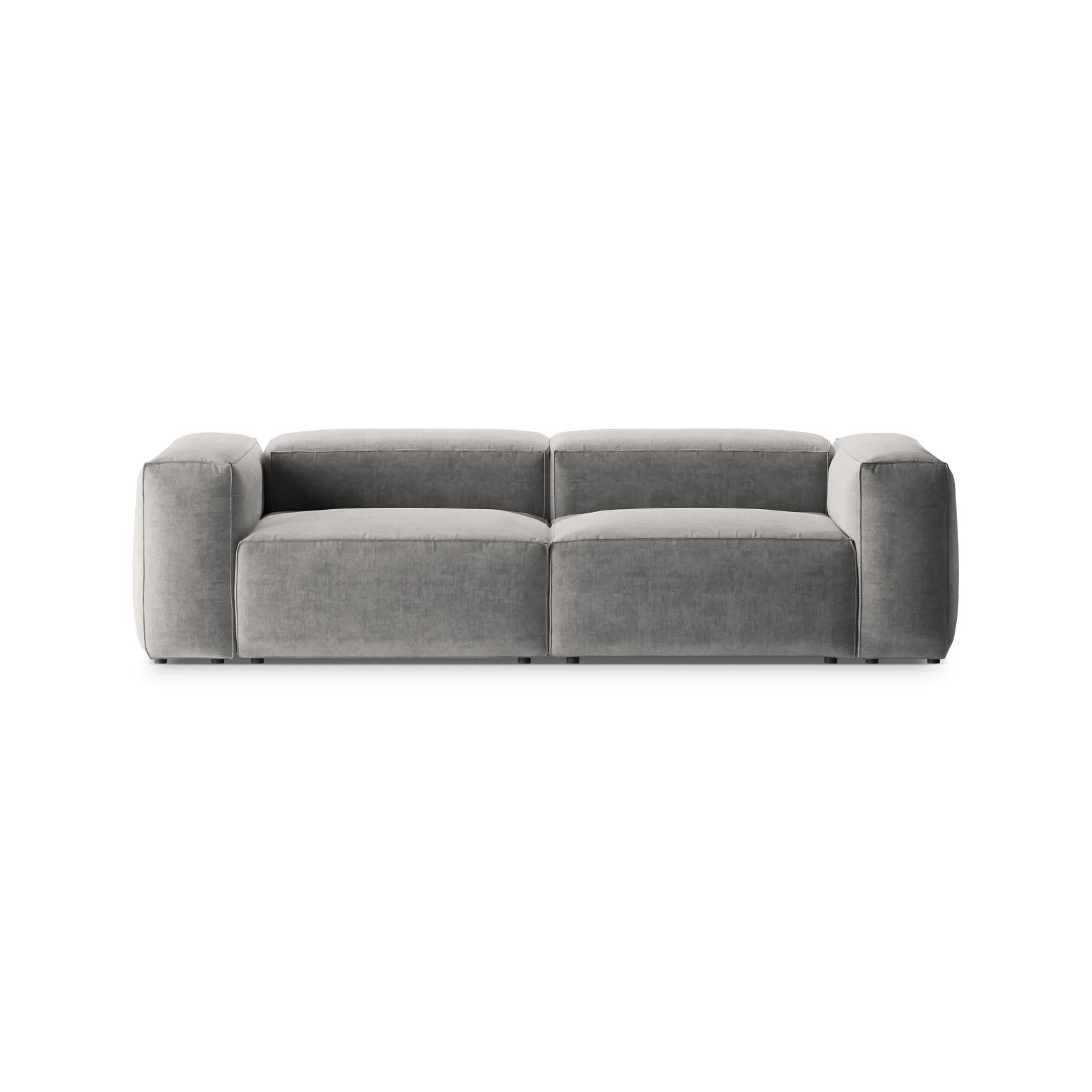 Bergamo 3-Sitzer Sofa aus Cord oder Strukturstoff, 264x108x70 cm - Image 71