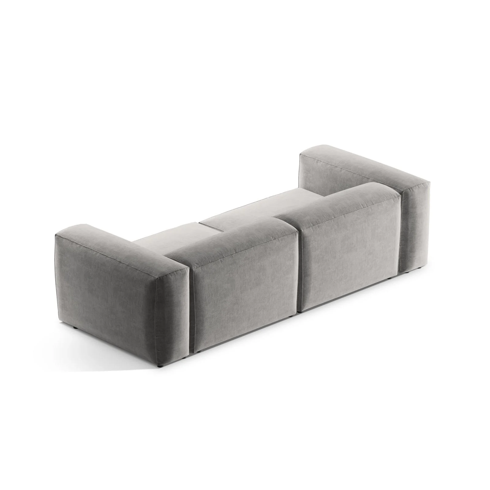 Bergamo 3-Sitzer Sofa aus Cord oder Strukturstoff, 264x108x70 cm - Image 75