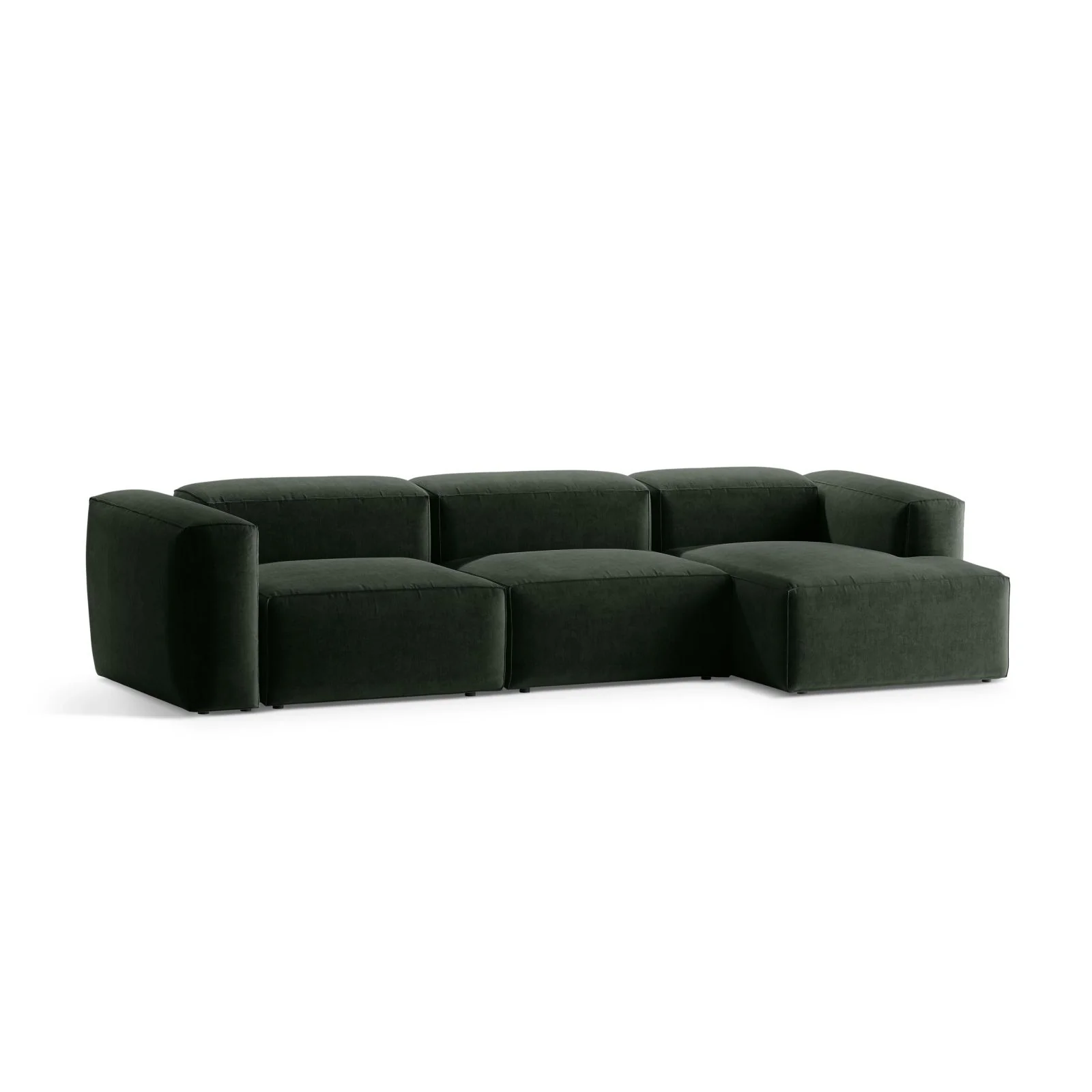Bergamo 4-Sitzer Ecksofa, Rechte Seite, aus Cord oder Strukturstoff, 344x152x70 cm - Image 67
