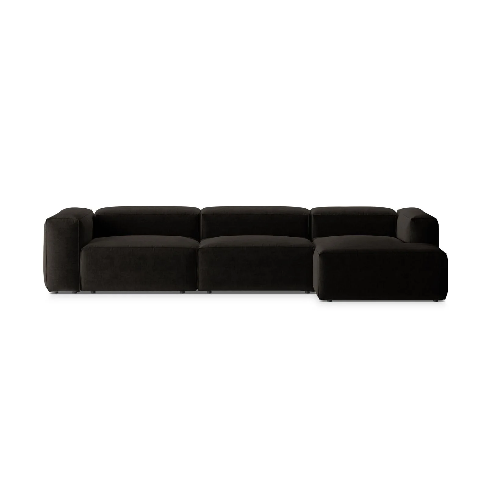 Bergamo 4-Sitzer Ecksofa, Rechte Seite, aus Cord oder Strukturstoff, 344x152x70 cm - Image 78