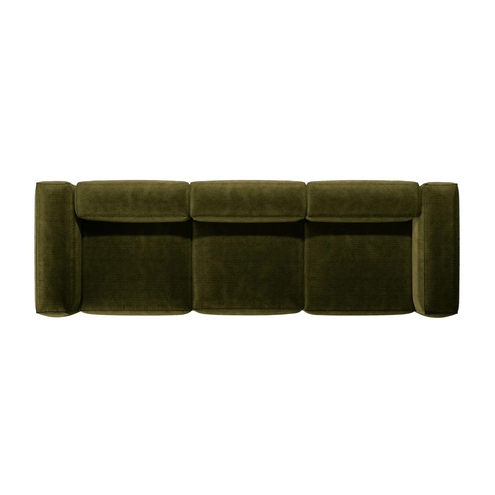 Bergamo 4-Sitzer Sofa aus Cord oder Strukturstoff, 364x108x70 cm - Image 13