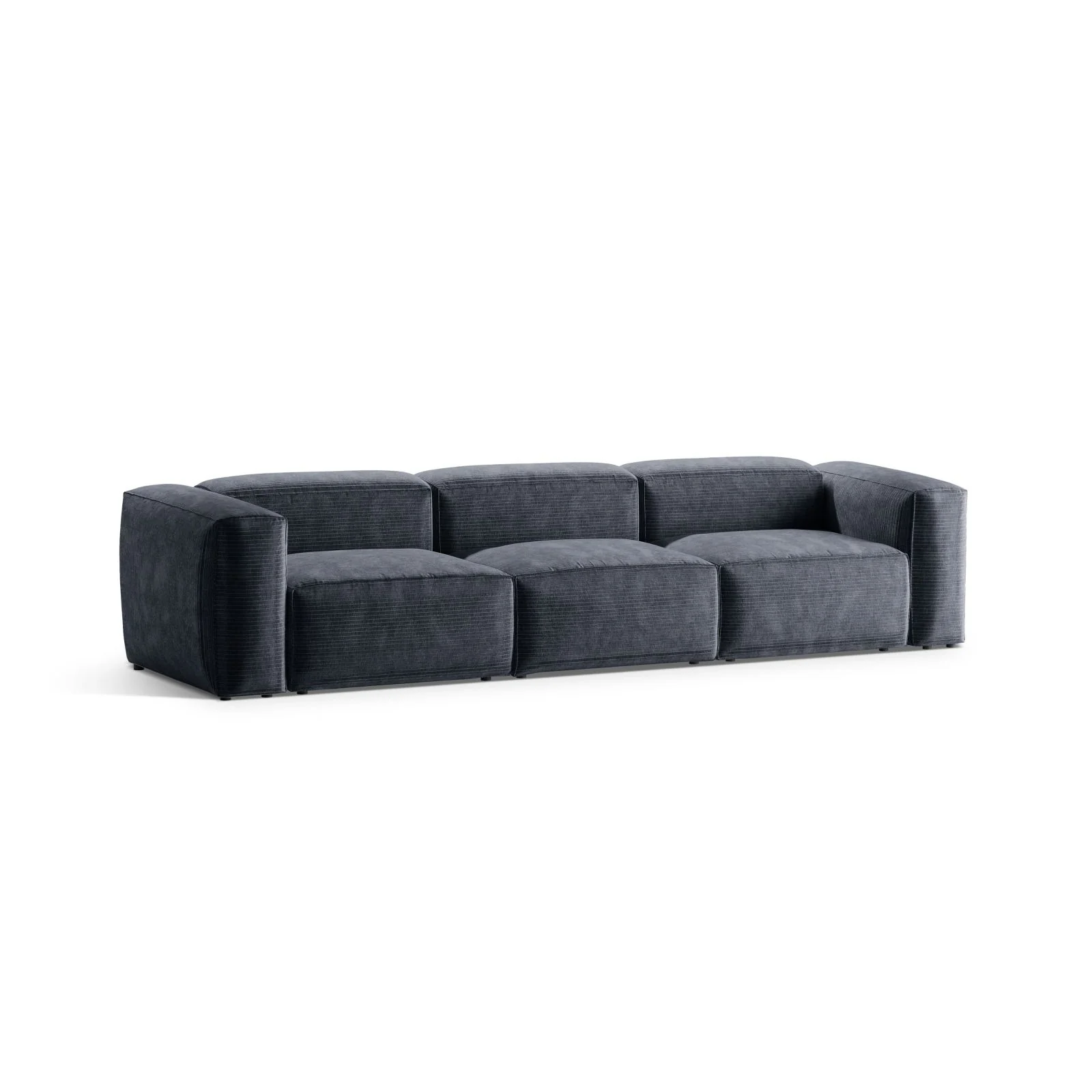 Bergamo 4-Sitzer Sofa aus Cord oder Strukturstoff, 364x108x70 cm - Image 18