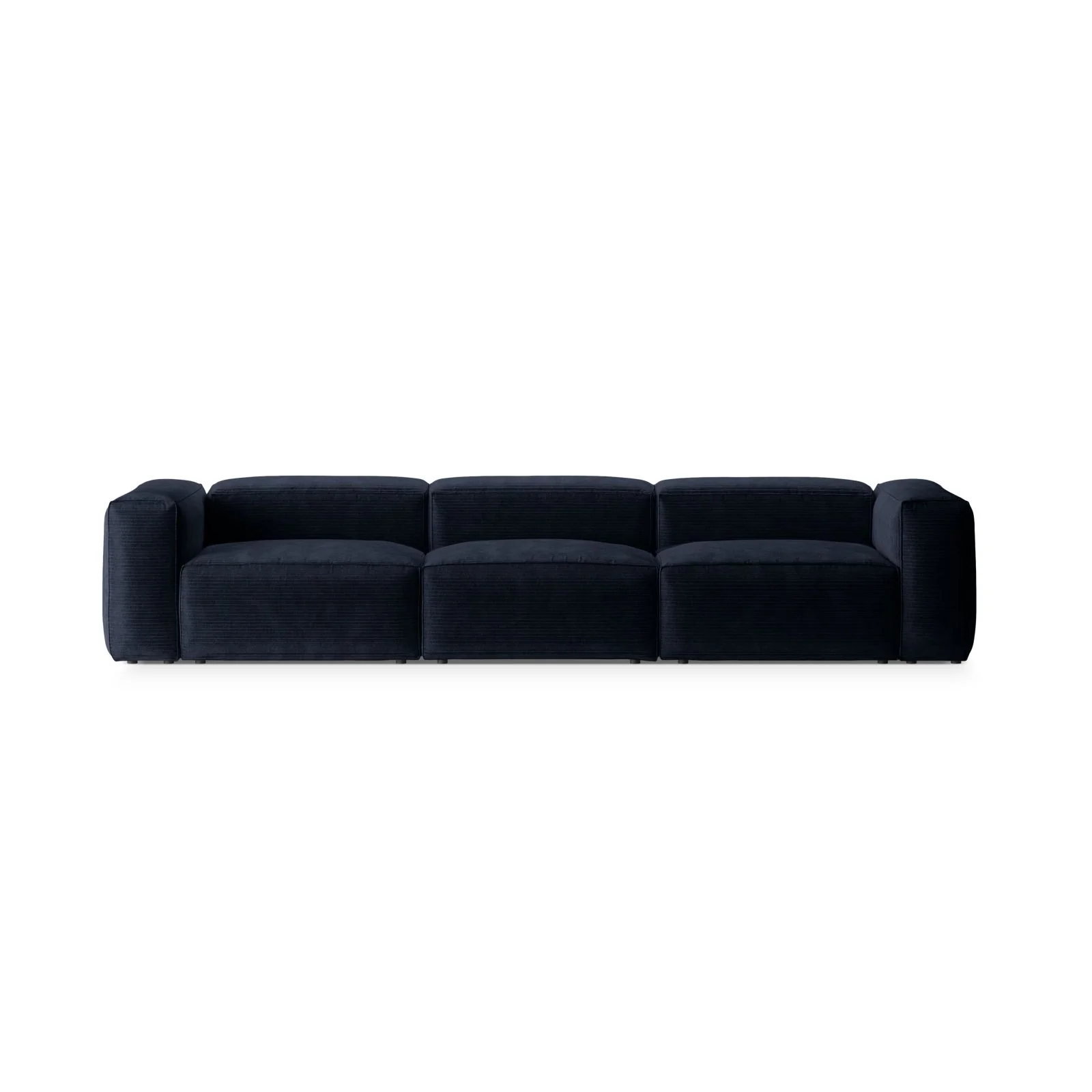 Bergamo 4-Sitzer Sofa aus Cord oder Strukturstoff, 364x108x70 cm - Image 22