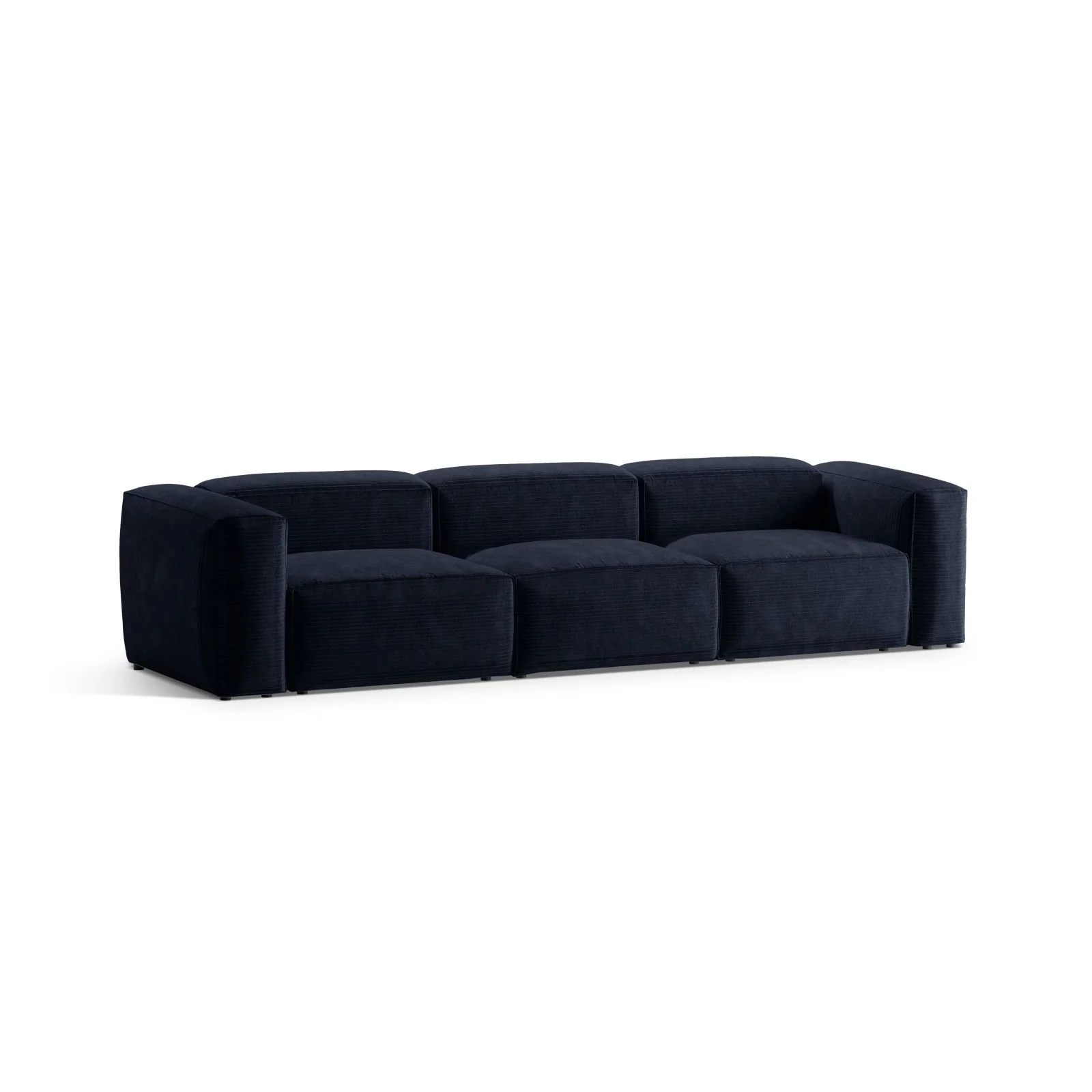 Bergamo 4-Sitzer Sofa aus Cord oder Strukturstoff, 364x108x70 cm - Image 25