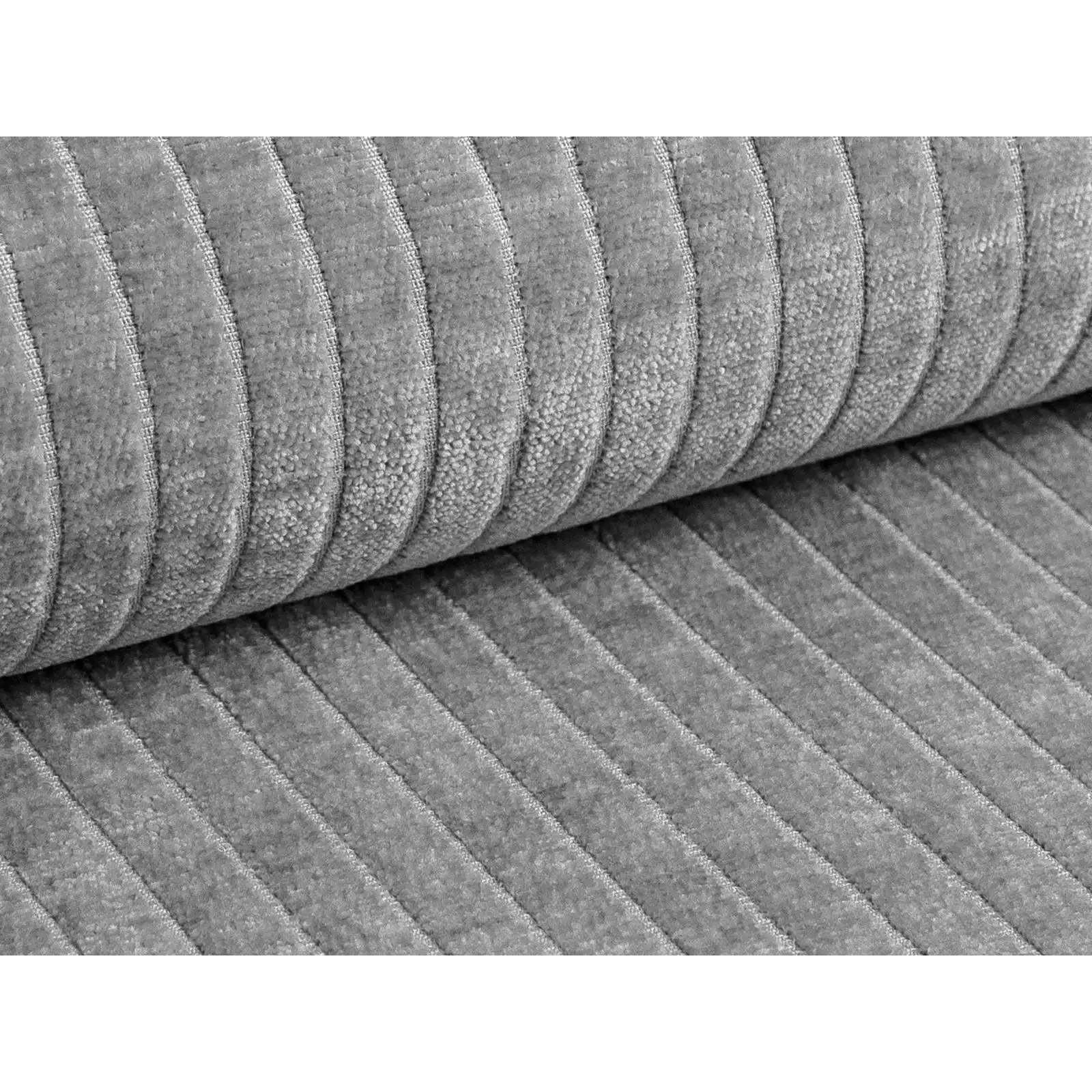 Bergamo 4-Sitzer Sofa aus Cord oder Strukturstoff, 364x108x70 cm - Image 35