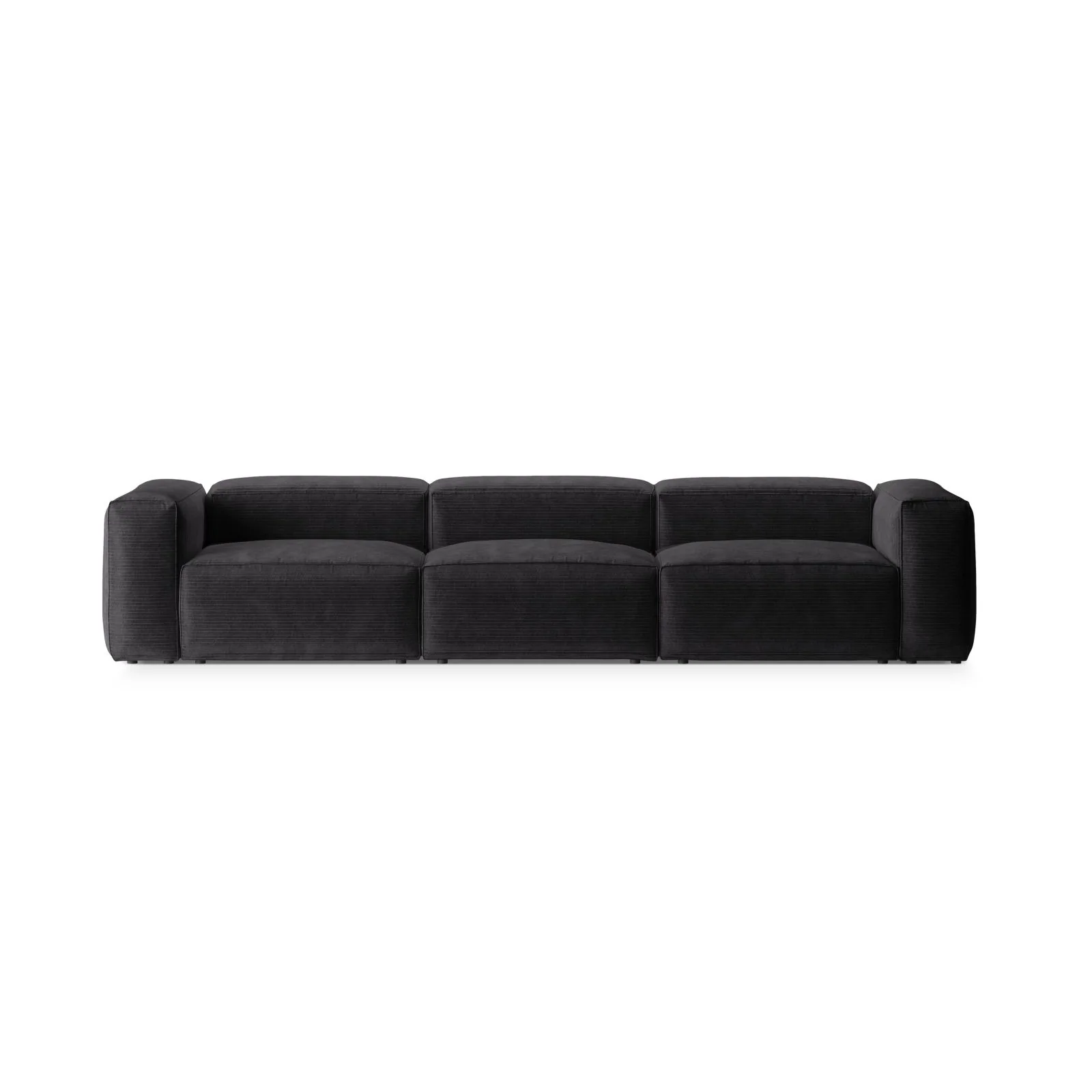 Bergamo 4-Sitzer Sofa aus Cord oder Strukturstoff, 364x108x70 cm - Image 36