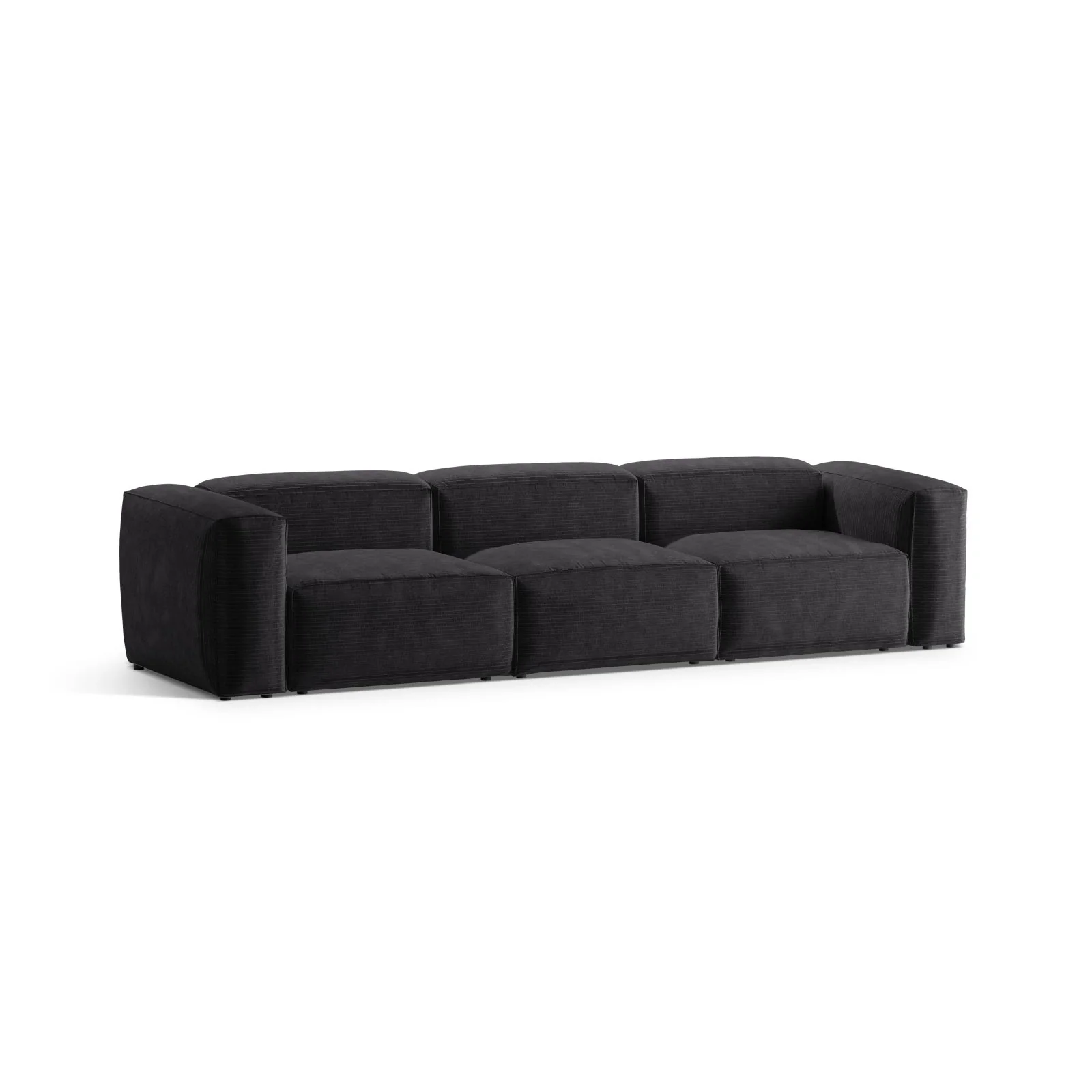 Bergamo 4-Sitzer Sofa aus Cord oder Strukturstoff, 364x108x70 cm - Image 39