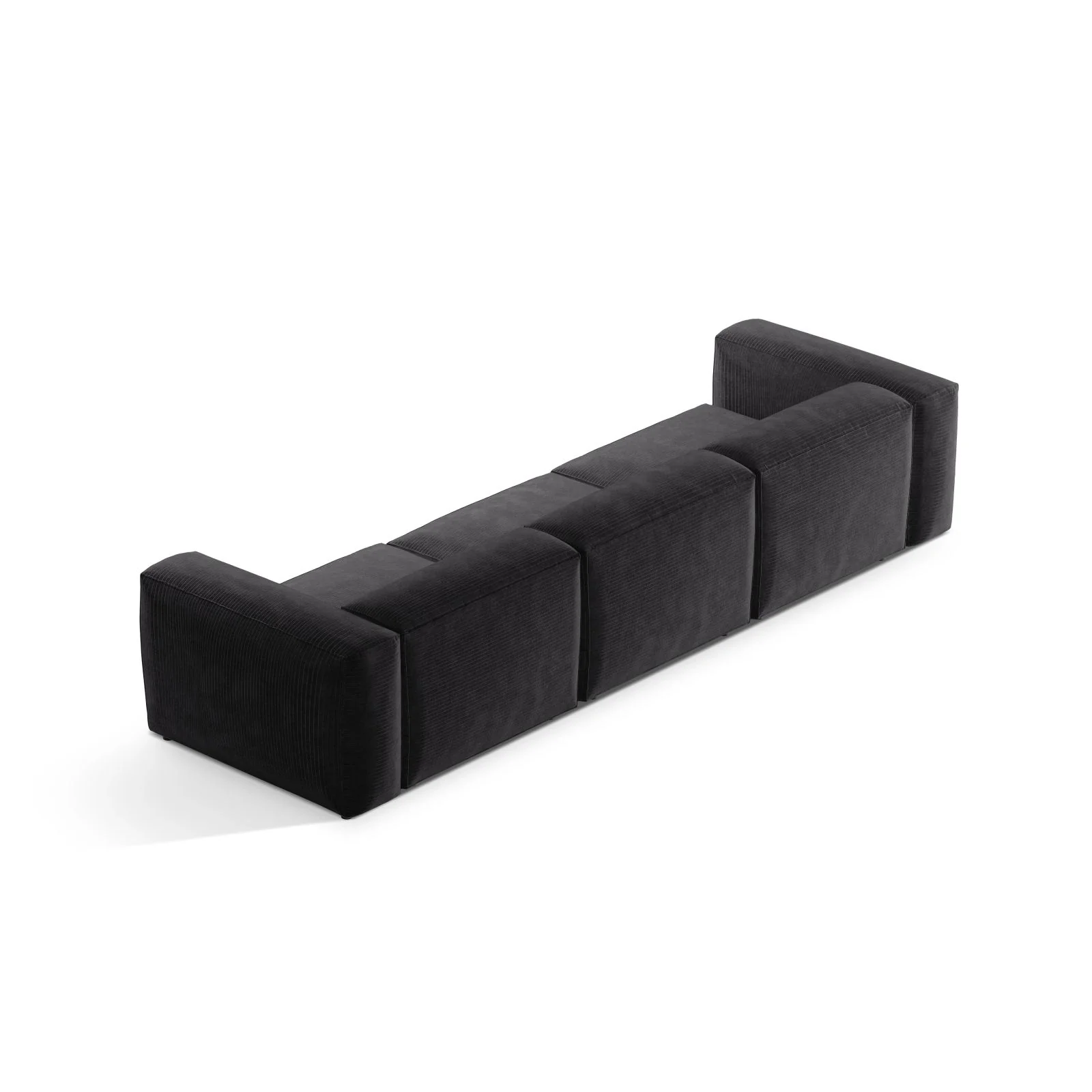 Bergamo 4-Sitzer Sofa aus Cord oder Strukturstoff, 364x108x70 cm - Image 40