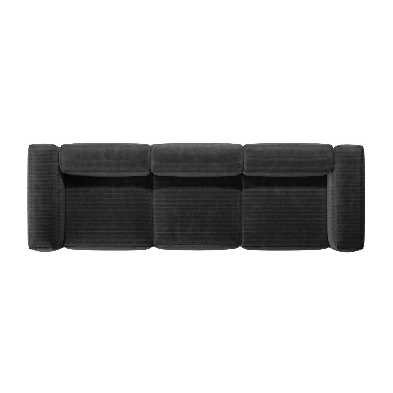 Bergamo 4-Sitzer Sofa aus Cord oder Strukturstoff, 364x108x70 cm - Image 41