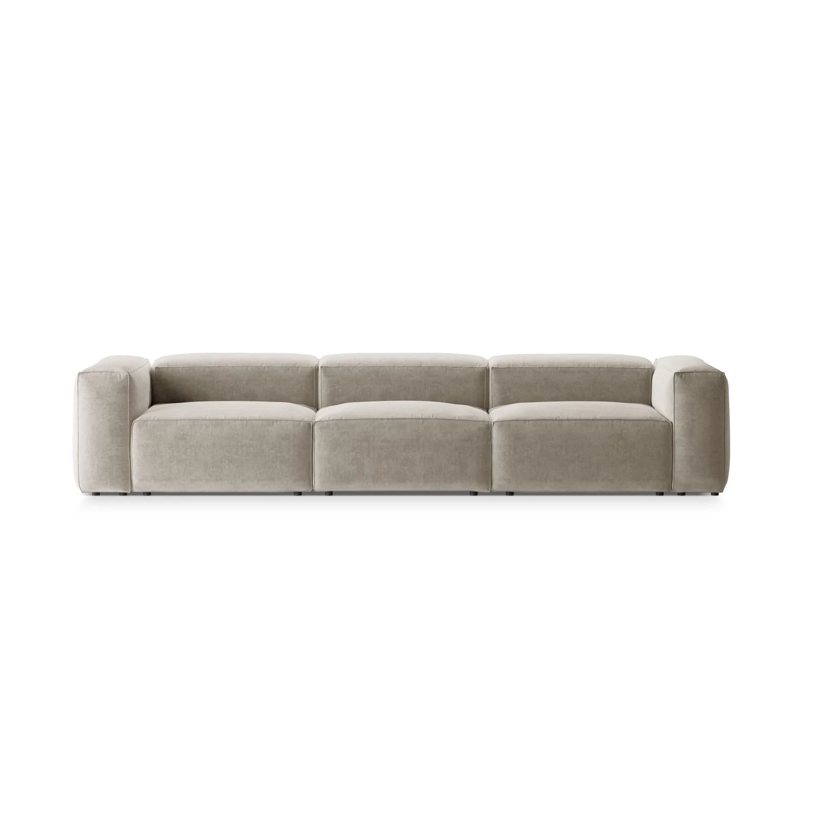 Bergamo 4-Sitzer Sofa aus Cord oder Strukturstoff, 364x108x70 cm - Image 43