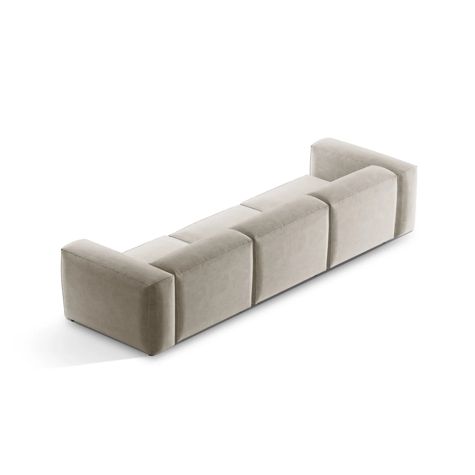 Bergamo 4-Sitzer Sofa aus Cord oder Strukturstoff, 364x108x70 cm - Image 47