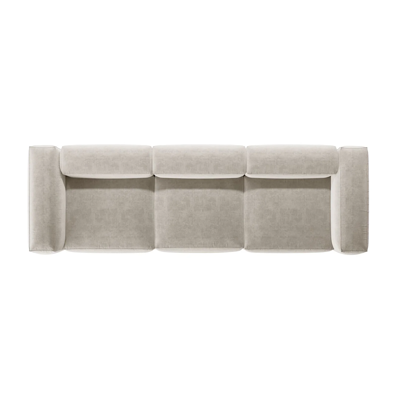 Bergamo 4-Sitzer Sofa aus Cord oder Strukturstoff, 364x108x70 cm - Image 48