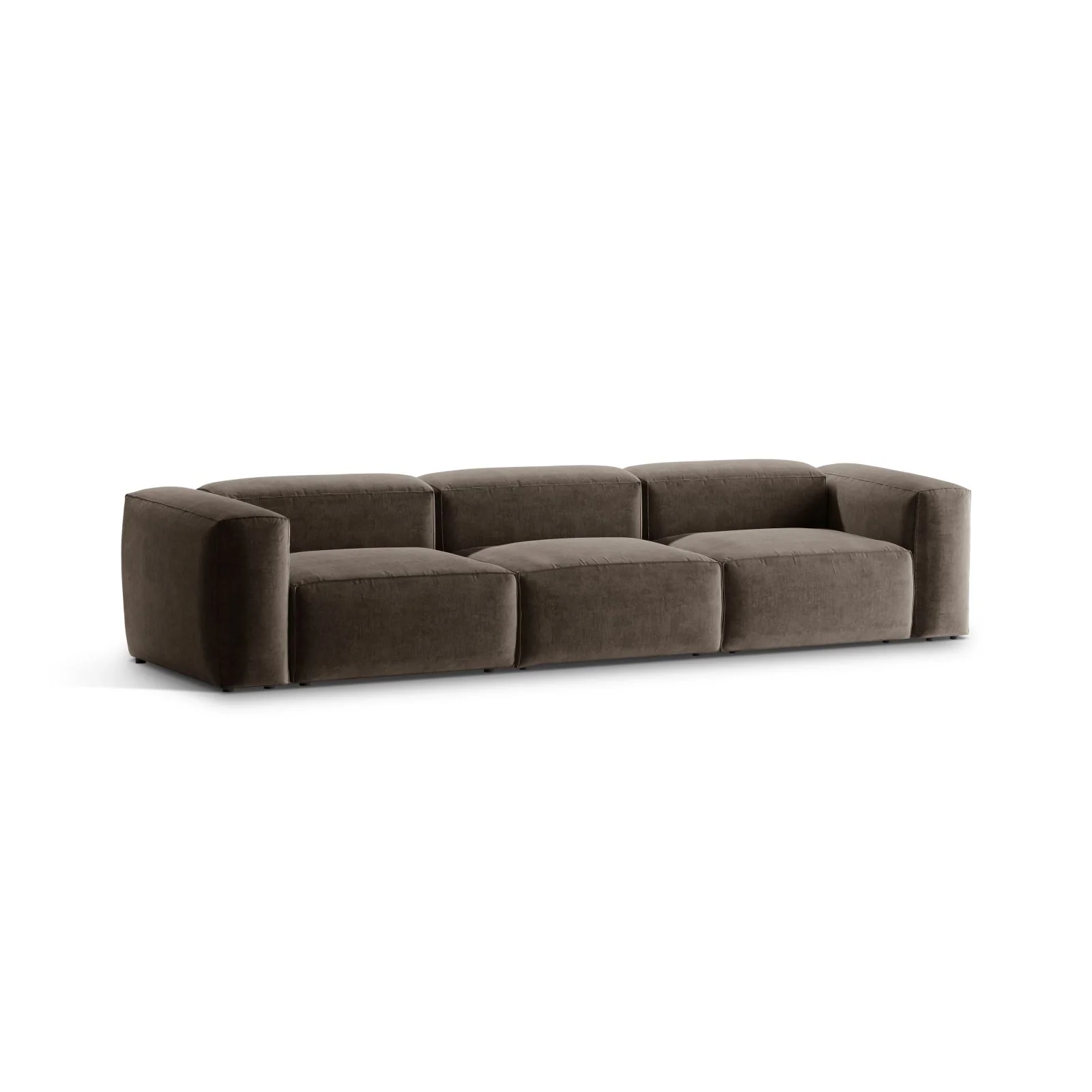 Bergamo 4-Sitzer Sofa aus Cord oder Strukturstoff, 364x108x70 cm - Image 53