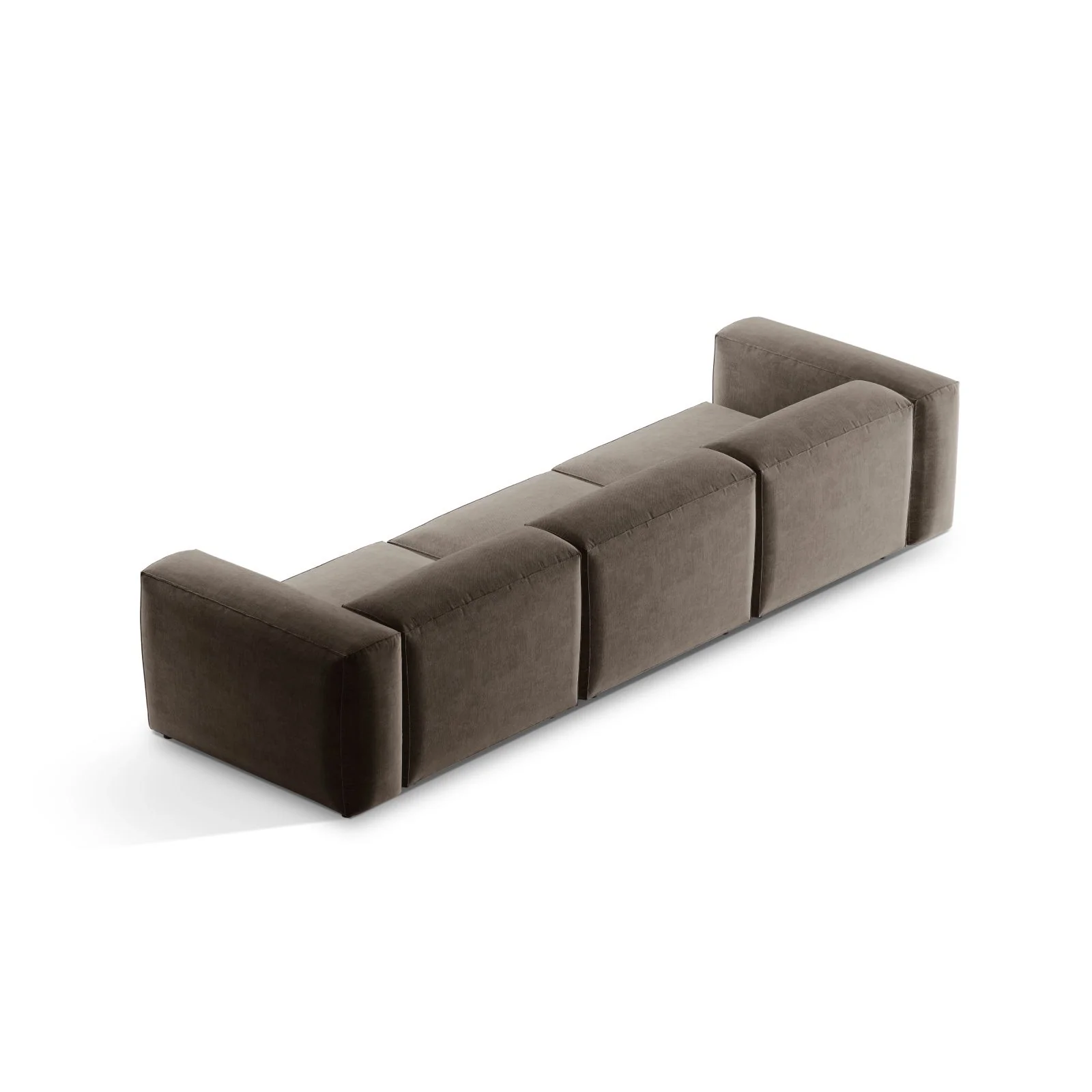 Bergamo 4-Sitzer Sofa aus Cord oder Strukturstoff, 364x108x70 cm - Image 54