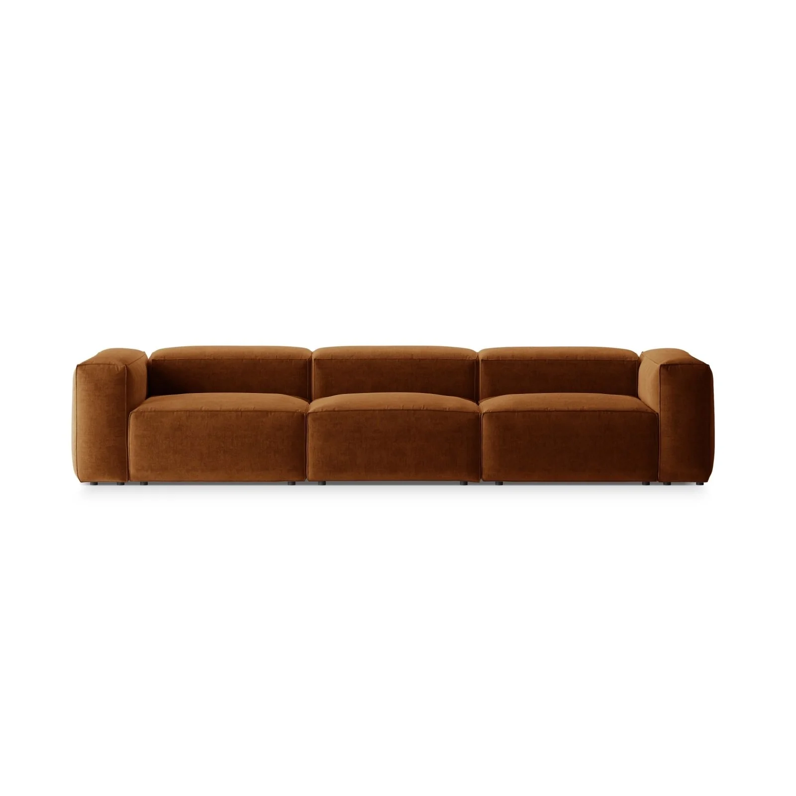 Bergamo 4-Sitzer Sofa aus Cord oder Strukturstoff, 364x108x70 cm - Image 57