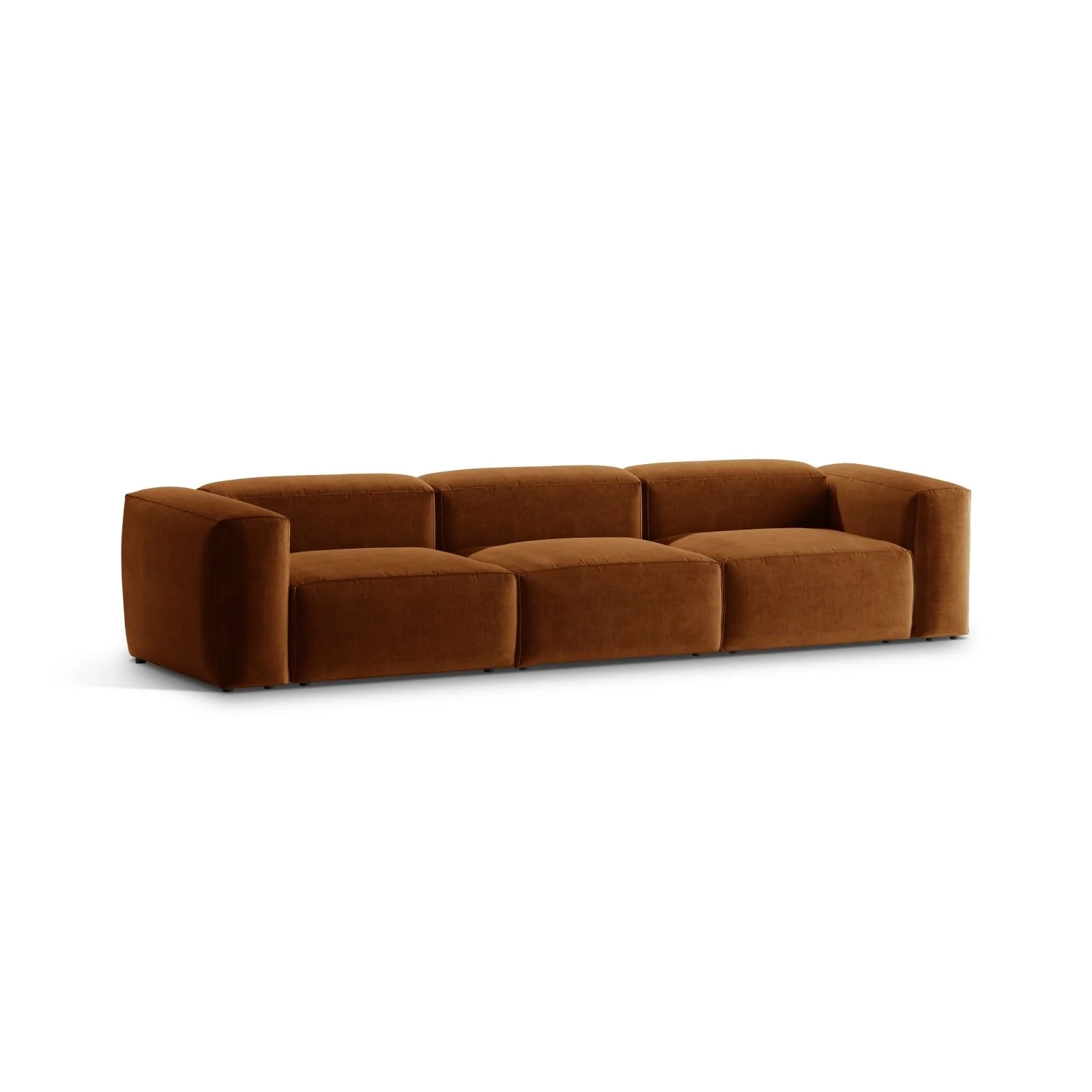 Bergamo 4-Sitzer Sofa aus Cord oder Strukturstoff, 364x108x70 cm - Image 60