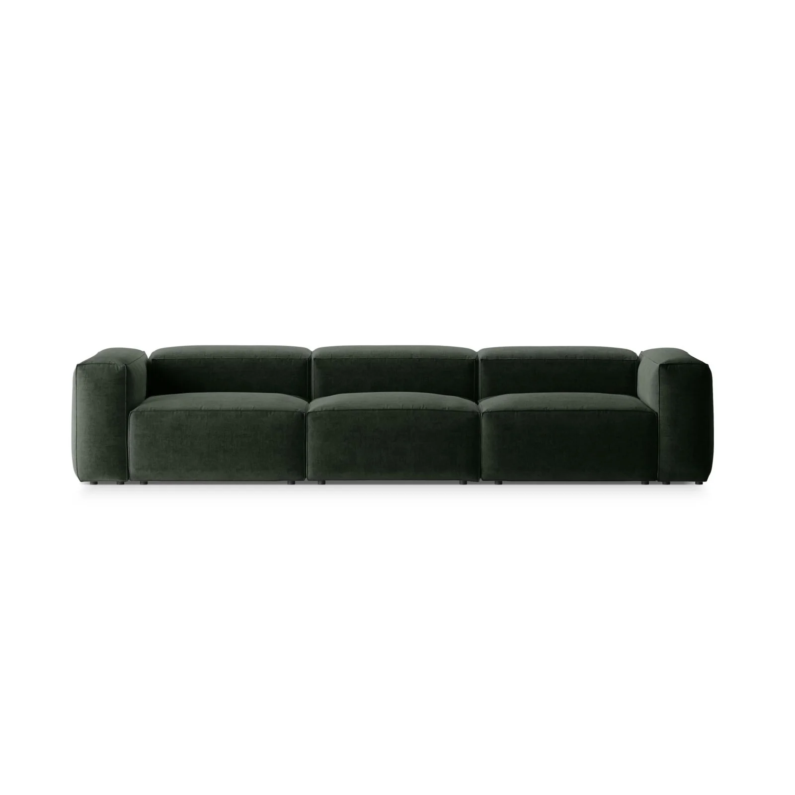 Bergamo 4-Sitzer Sofa aus Cord oder Strukturstoff, 364x108x70 cm - Image 64