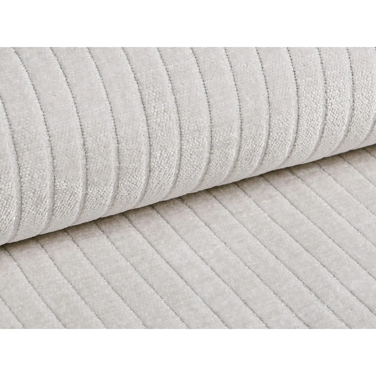 Bergamo 4-Sitzer Sofa aus Cord oder Strukturstoff, 364x108x70 cm - Image 7