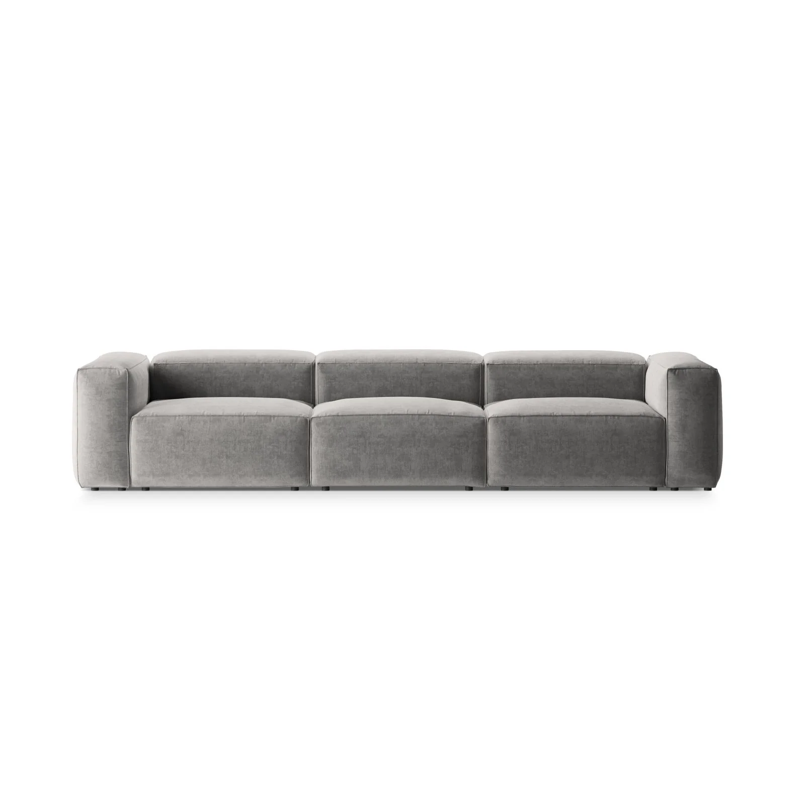 Bergamo 4-Sitzer Sofa aus Cord oder Strukturstoff, 364x108x70 cm - Image 71