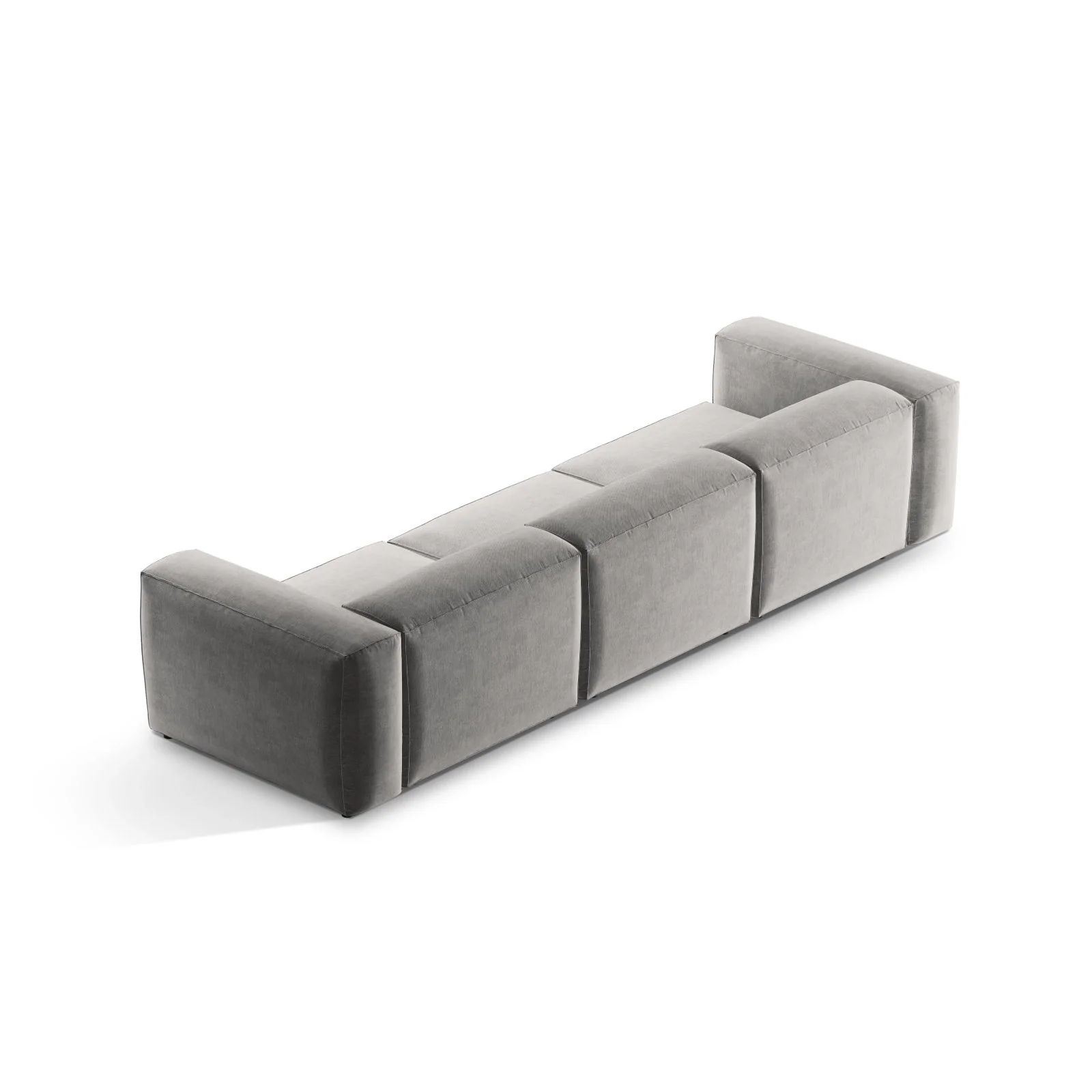 Bergamo 4-Sitzer Sofa aus Cord oder Strukturstoff, 364x108x70 cm - Image 75