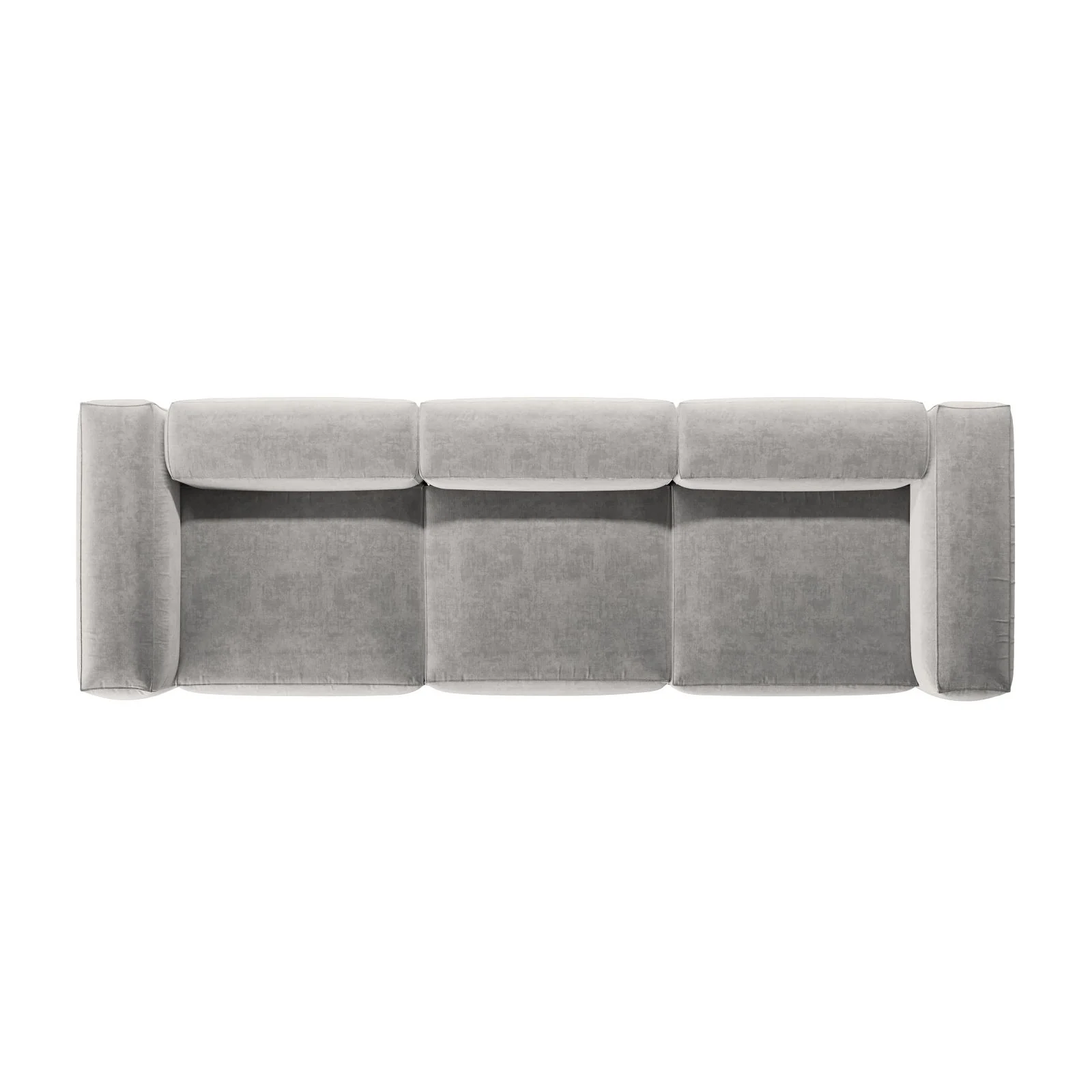 Bergamo 4-Sitzer Sofa aus Cord oder Strukturstoff, 364x108x70 cm - Image 76