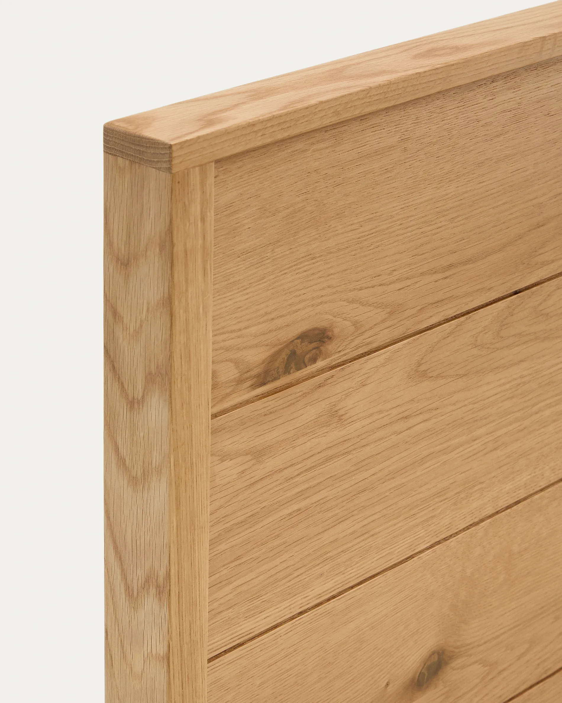 Bett Alguema aus Eichenfurnier mit naturfarbenem Finish für 180 x 200 cm grosse Matratze - Image 9