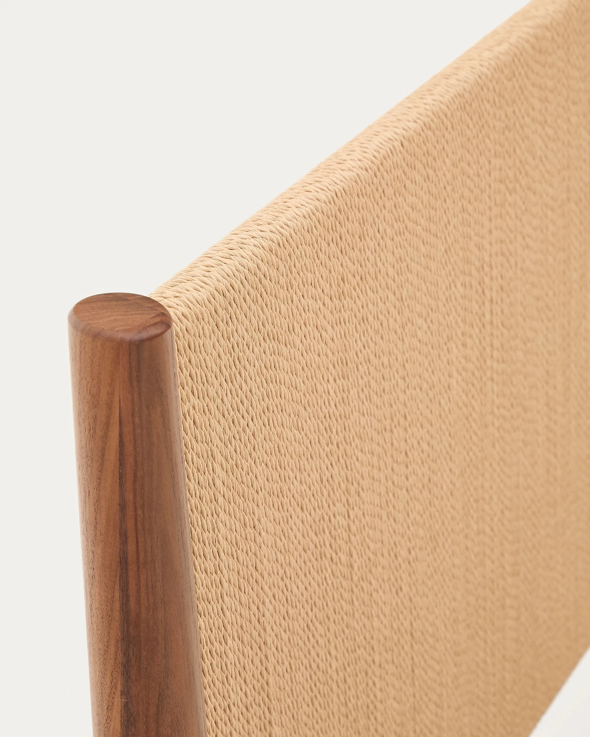 Bett Elan aus Furnier und massivem Walnussholz mit Seil Matratze 180 x 200 cm FSC Mix Credit - Image 8