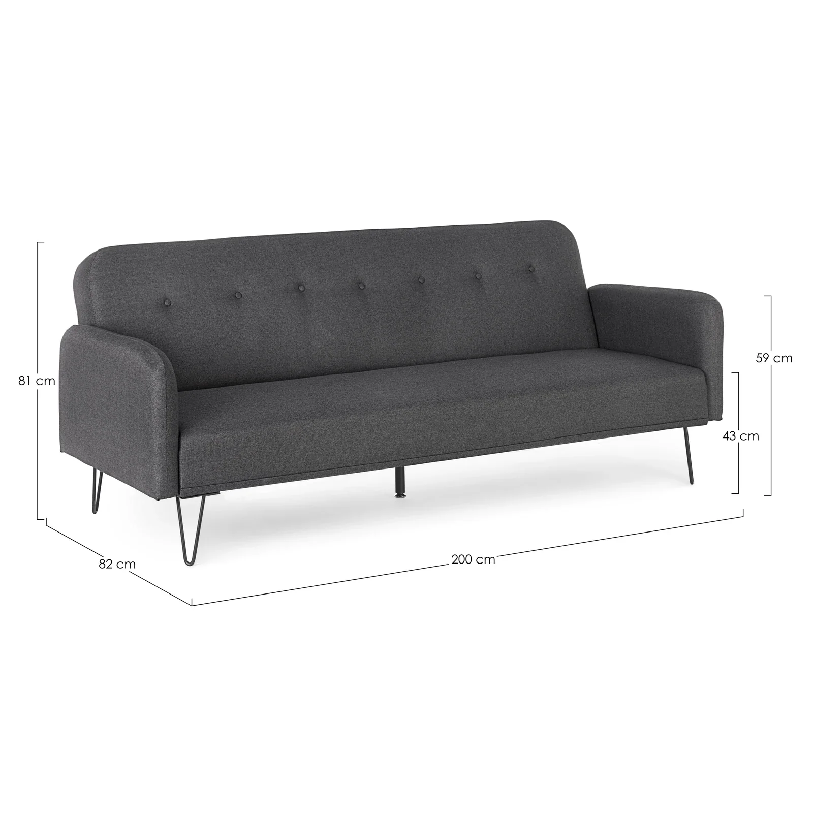 Bettsofa Bridjet Schwarz - Image 5