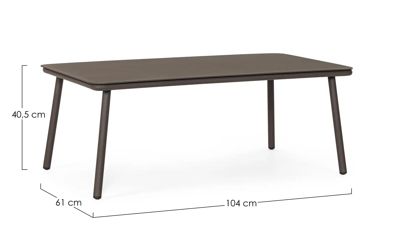 Garten Couchtisch Spike Raven QS25 104x61 cm - Image 5