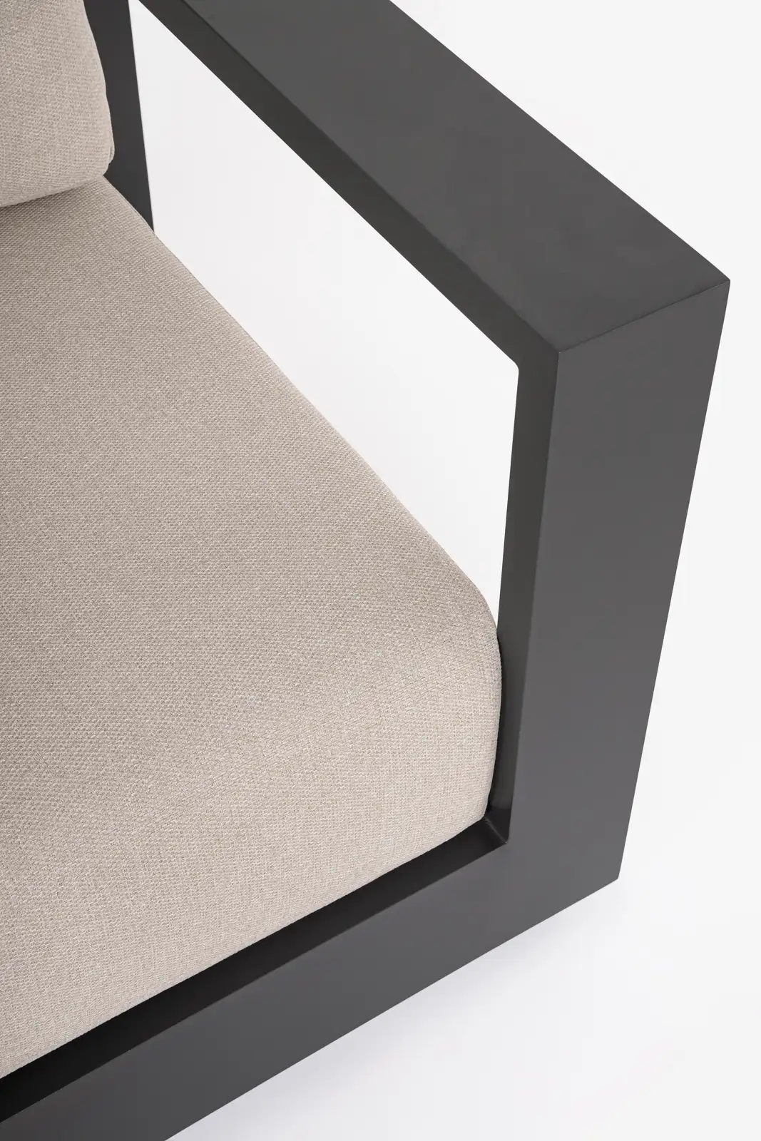 Outdoor 4er-Set Sitzgruppe Moses anthrazit aus Aluminium - Image 3