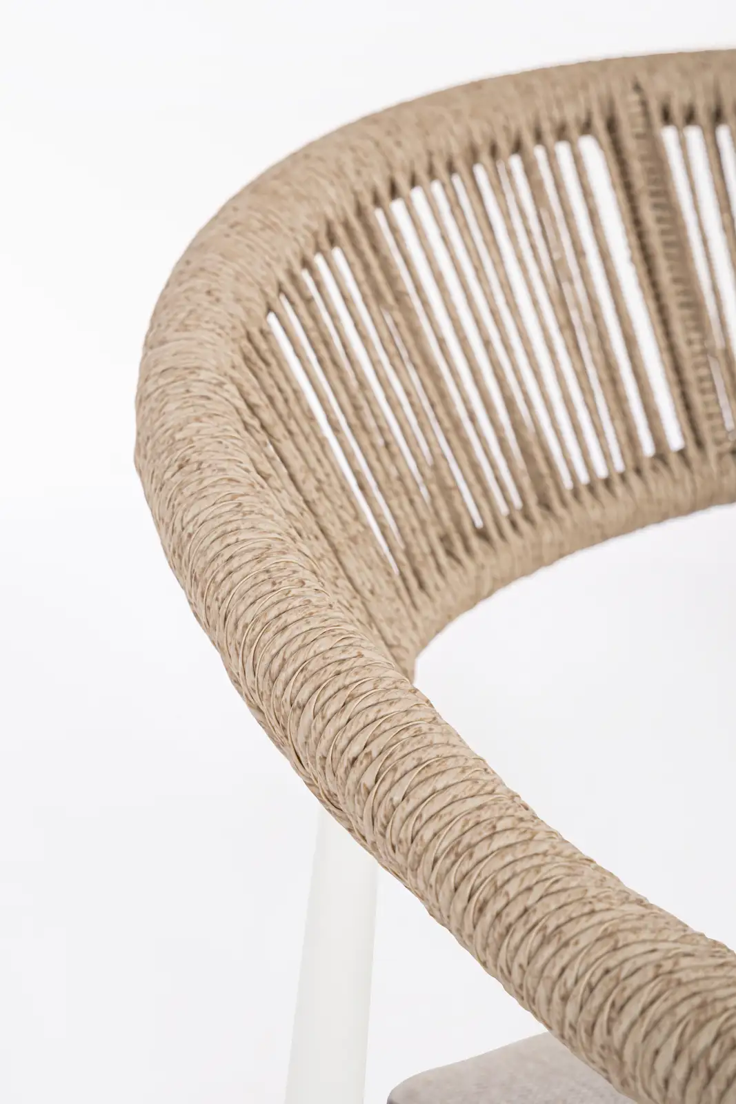 Outdoor Sessel mit Armlehnen Jandia Weiß/Beige SA27 - Image 2