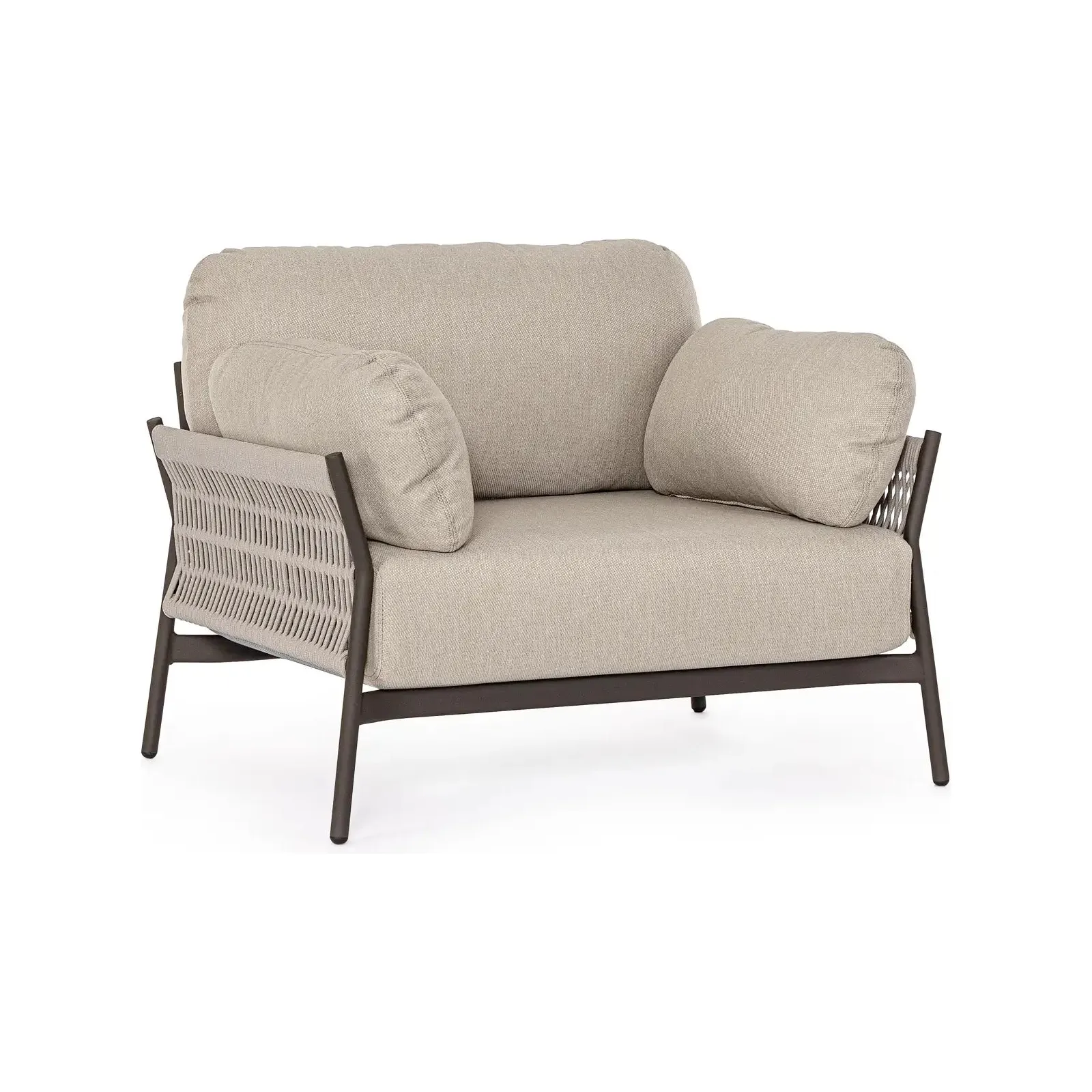 Outdoor Sessel Pardis raven QS25 aus Aluminium