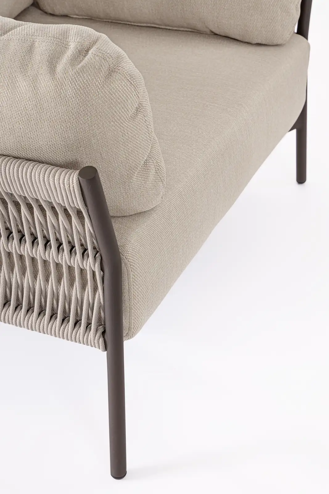 Outdoor Sessel Pardis raven QS25 aus Aluminium - Image 3