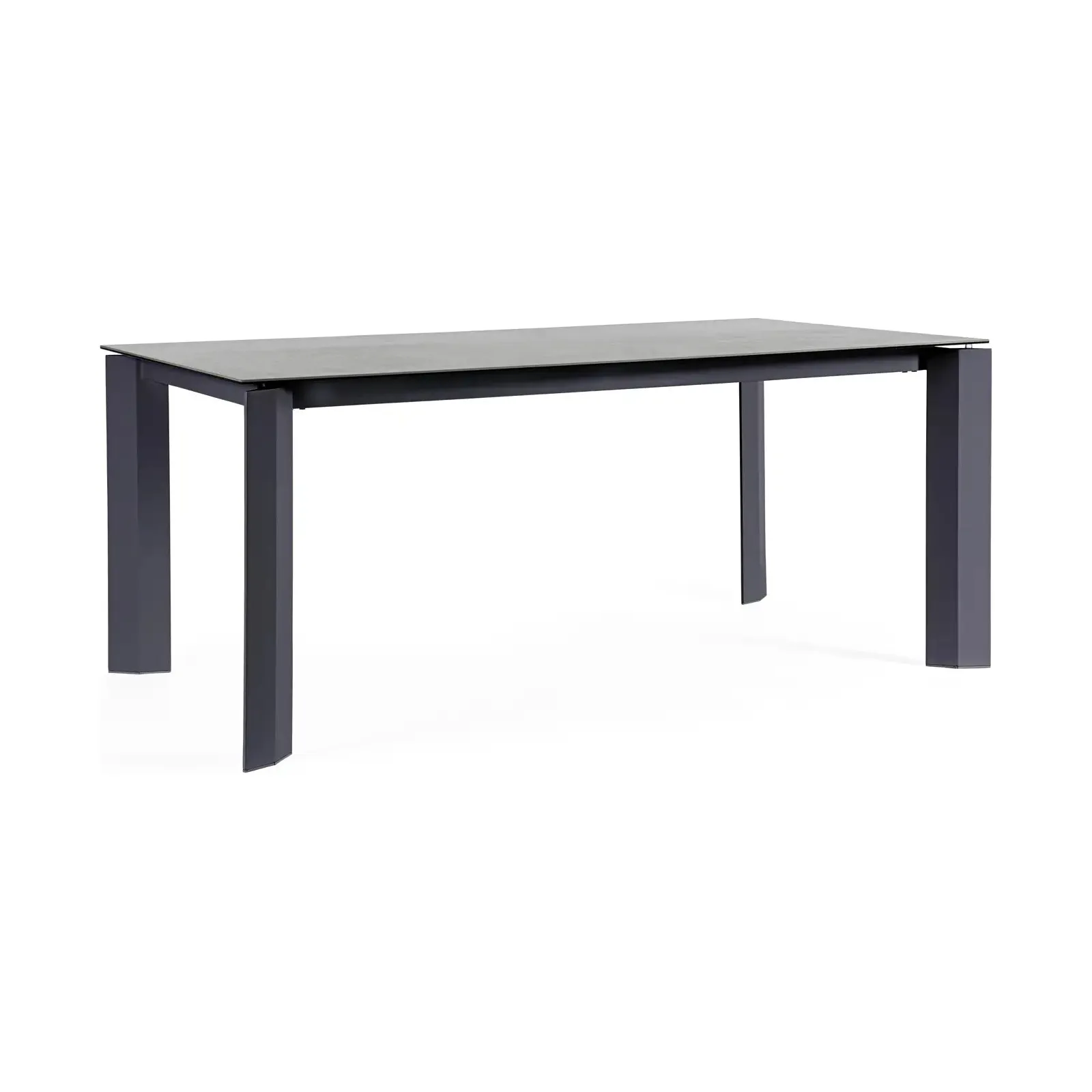 Outdoor Tisch Otavio Anthrazit WG21 Aluminium mit Keramikplatte 180x95 cm