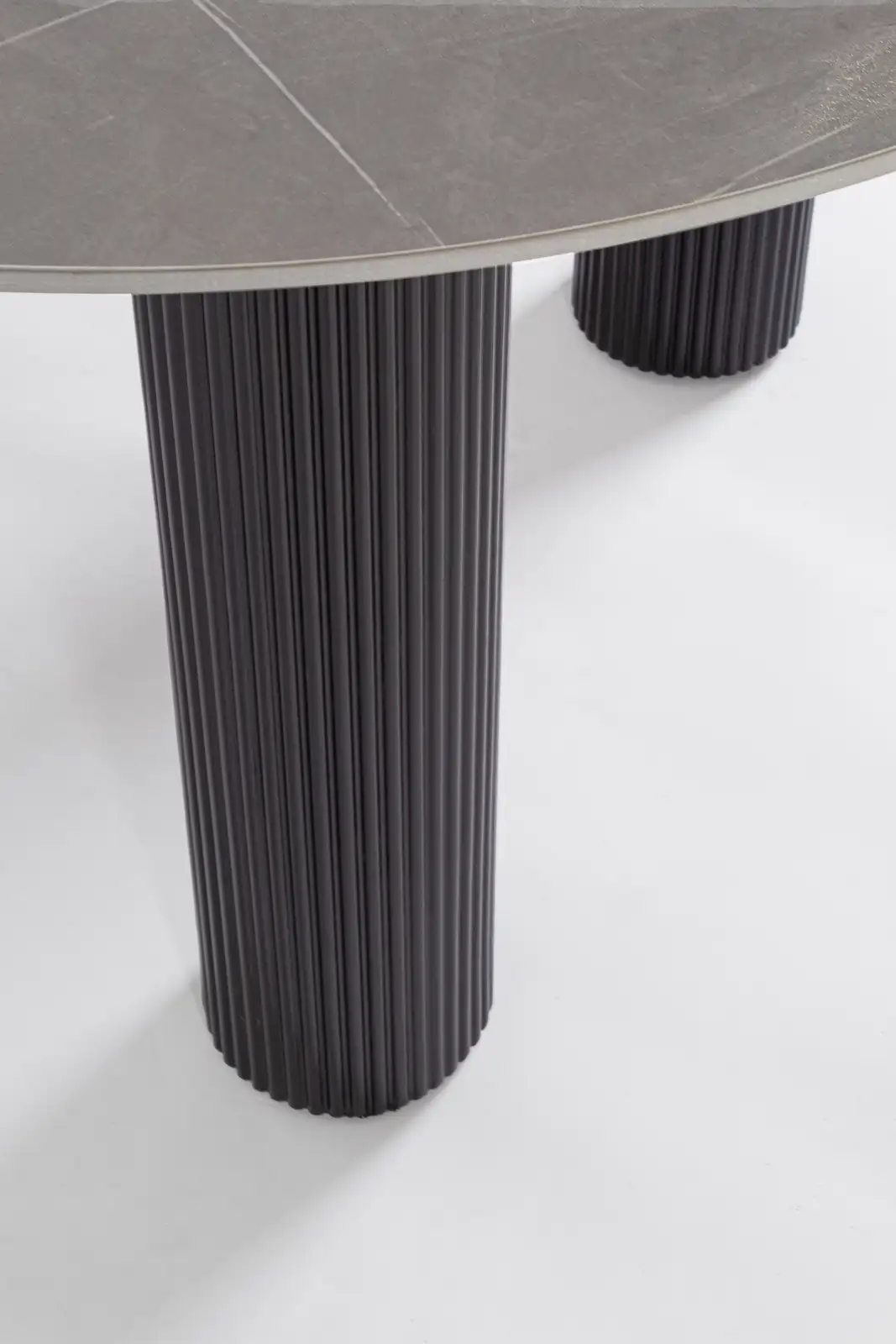 Tisch Bamira Schwarz 120x120 cm - Image 4