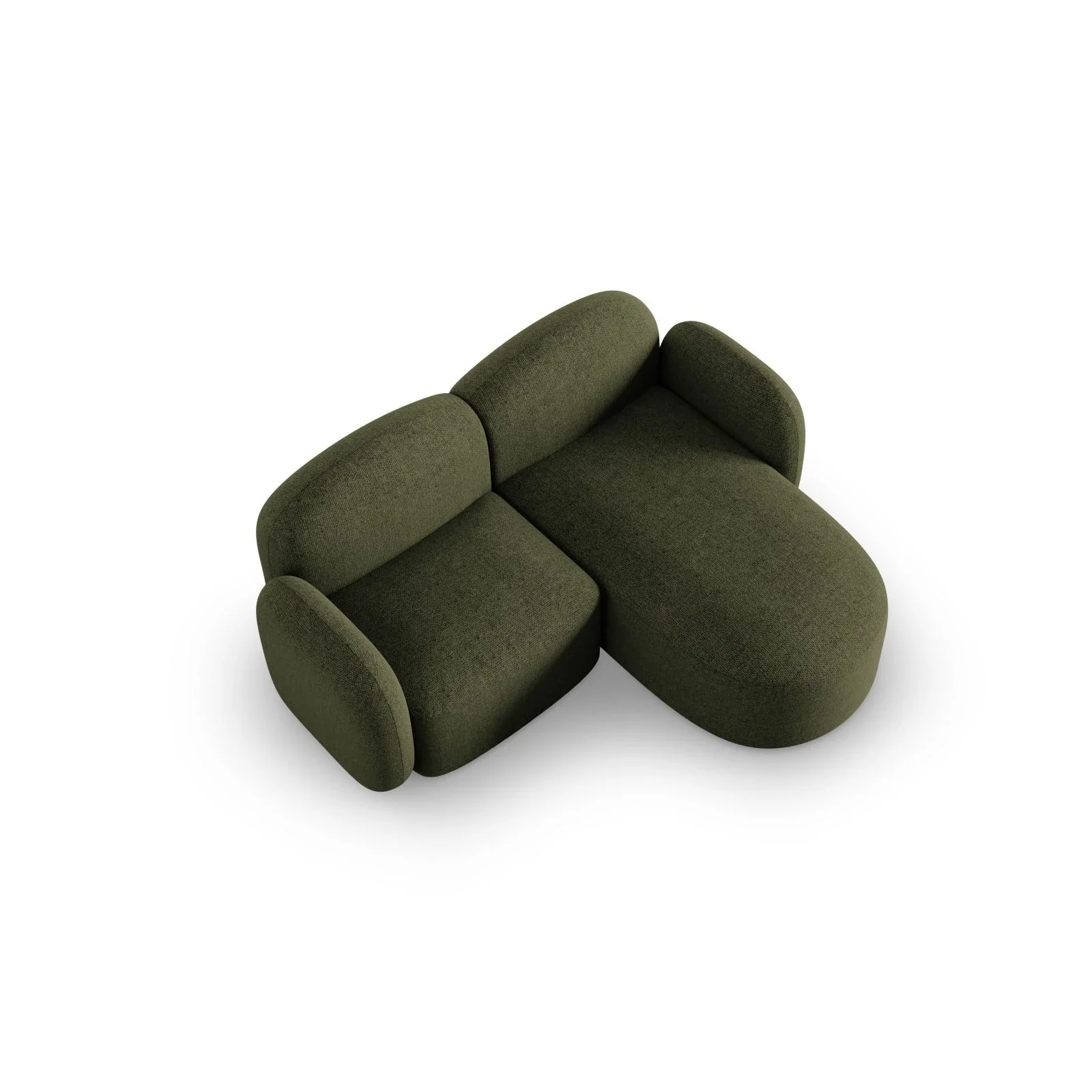 Blair 3-Sitzer Ecksofa Rechts, mit Bezug aus Samt oder Chenille, 194x167 cm - Image 16