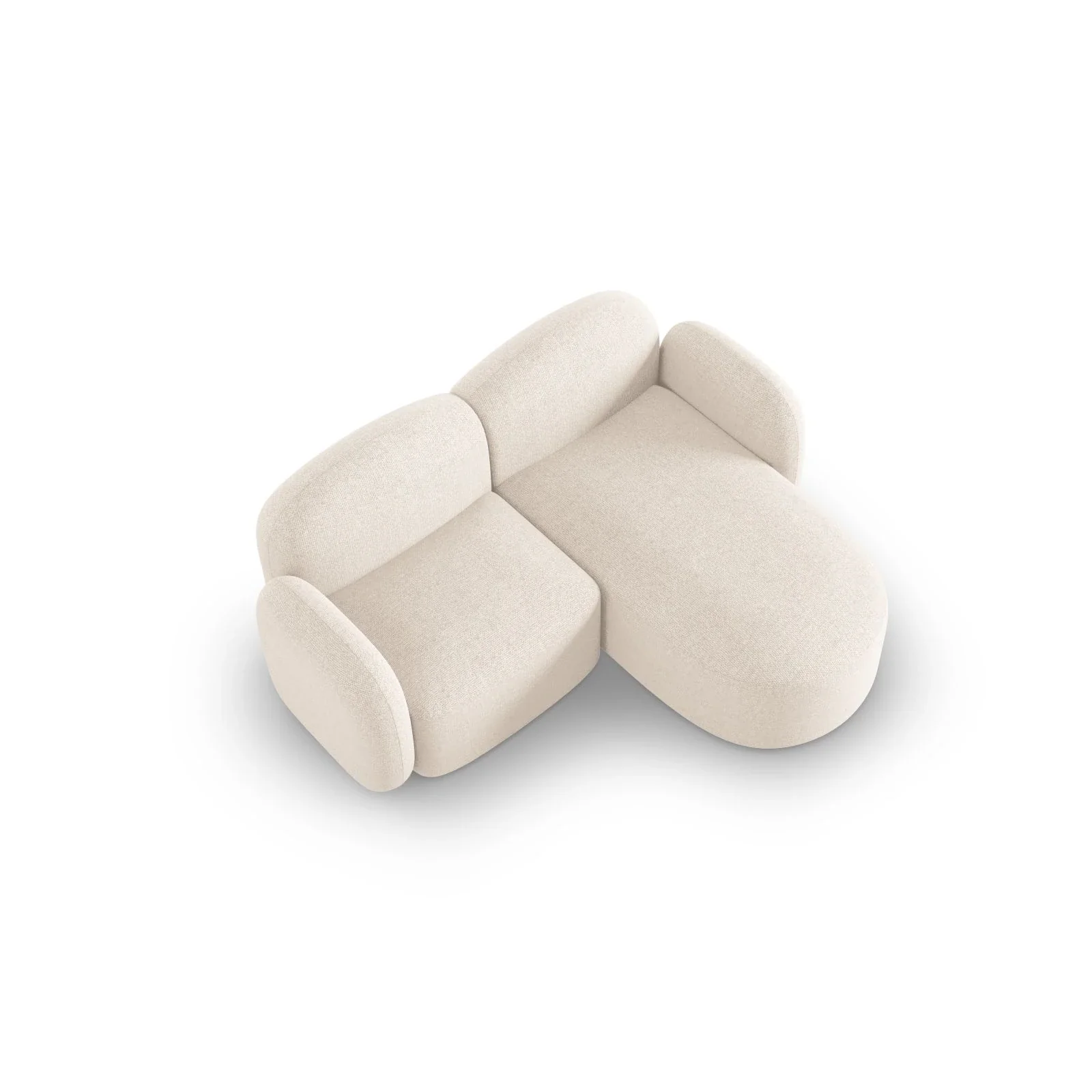 Blair 3-Sitzer Ecksofa Rechts, mit Bezug aus Samt oder Chenille, 194x167 cm - Image 4