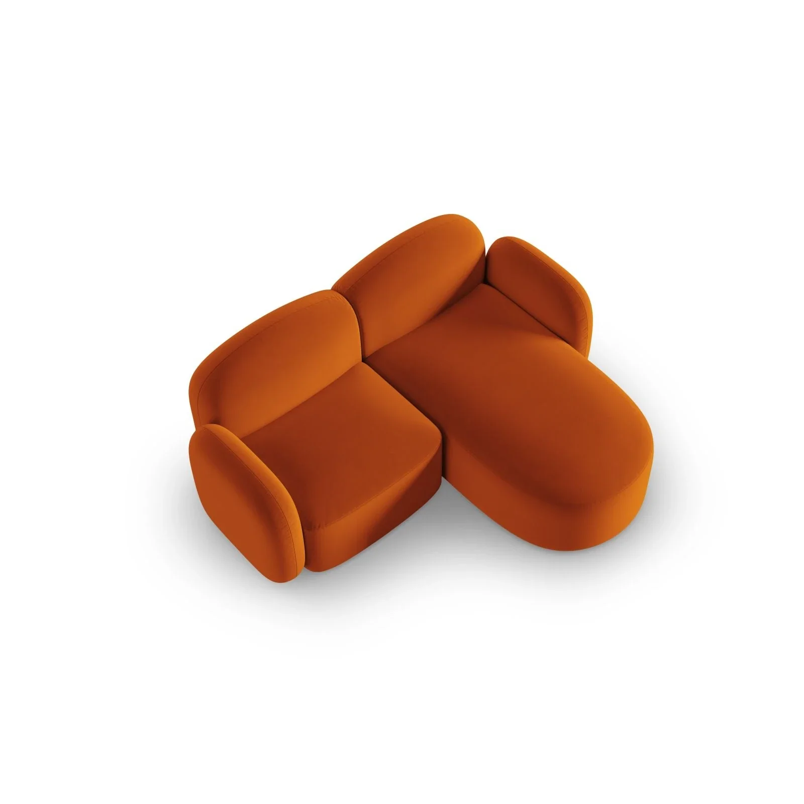 Blair 3-Sitzer Ecksofa Rechts, mit Bezug aus Samt oder Chenille, 194x167 cm - Image 60