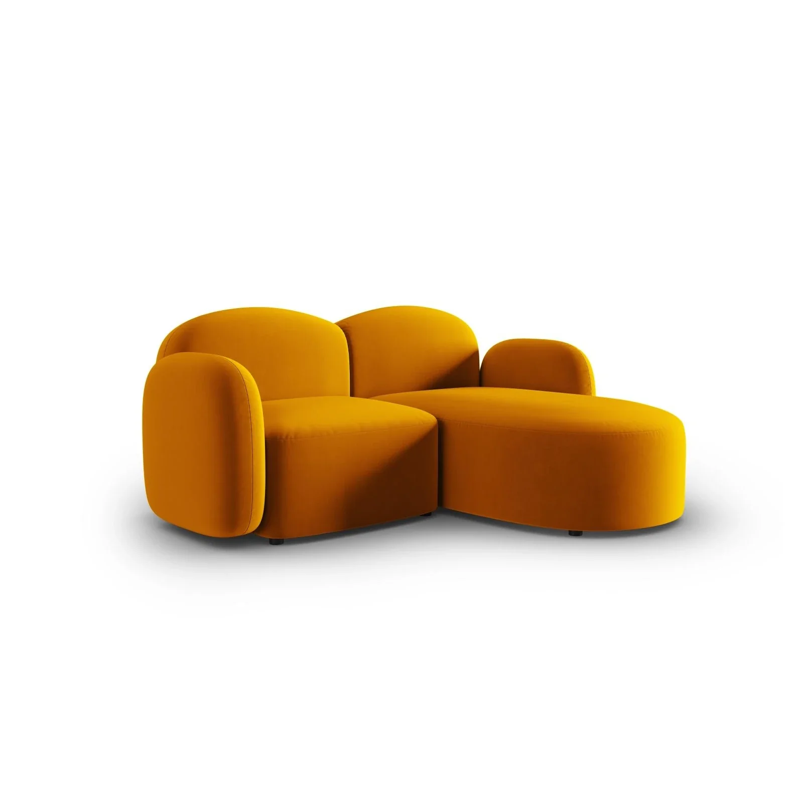 Blair 3-Sitzer Ecksofa Rechts, mit Bezug aus Samt oder Chenille, 194x167 cm - Image 74