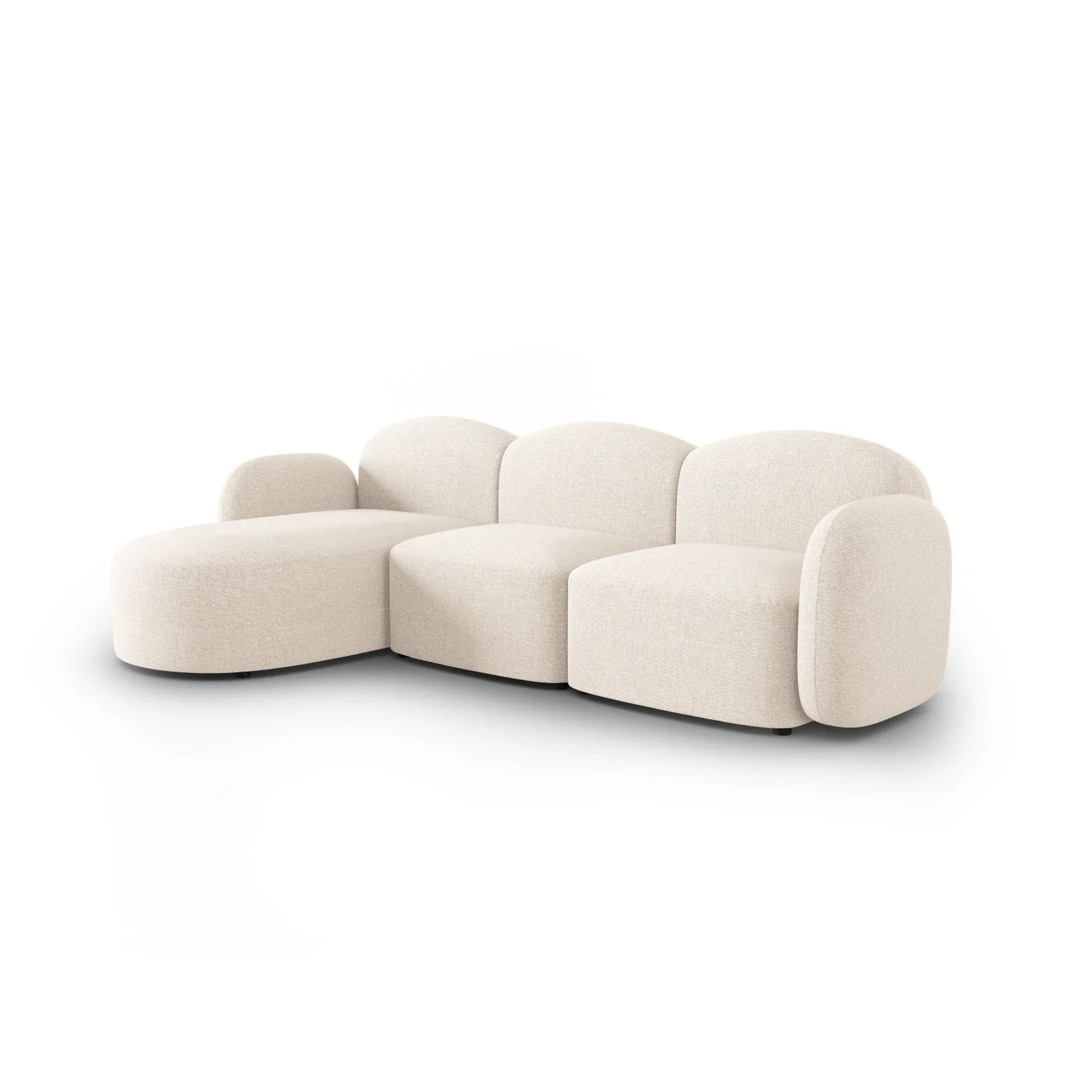 Blair 4-Sitzer Ecksofa Links, mit Bezug aus Samt oder Chenille, 274x167 cm - Image 3