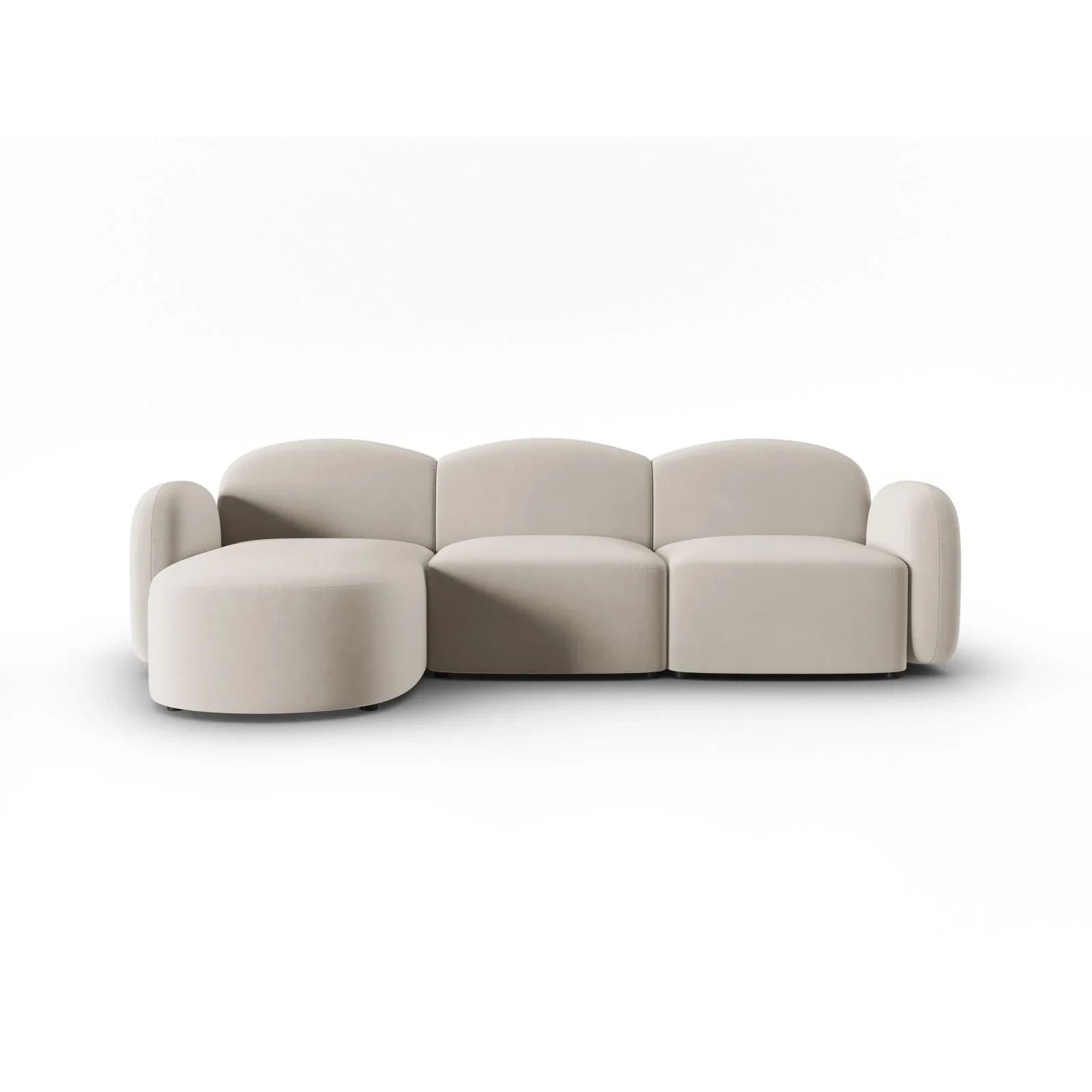 Blair 4-Sitzer Ecksofa Links, mit Bezug aus Samt oder Chenille, 274x167 cm - Image 43