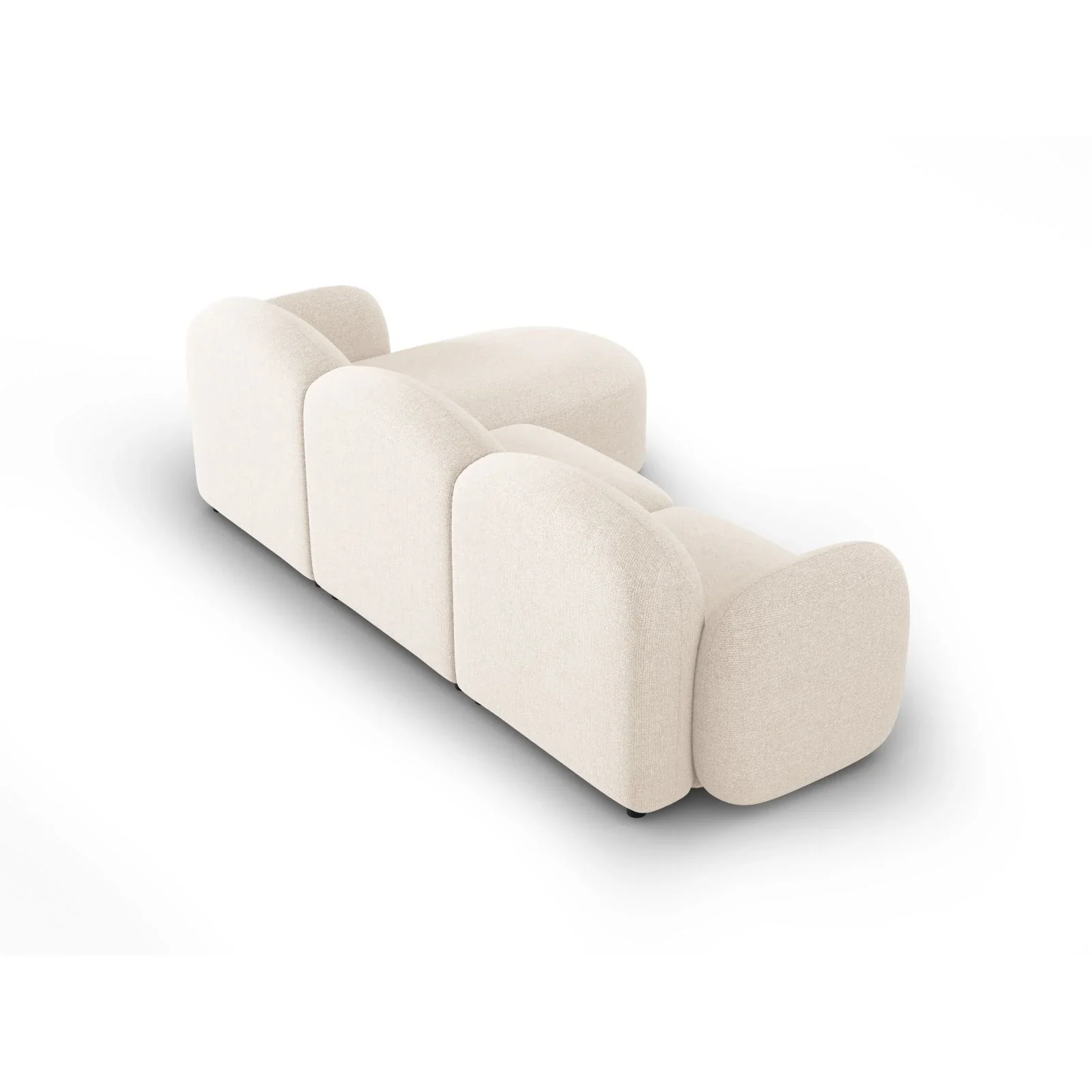 Blair 4-Sitzer Ecksofa Links, mit Bezug aus Samt oder Chenille, 274x167 cm - Image 5
