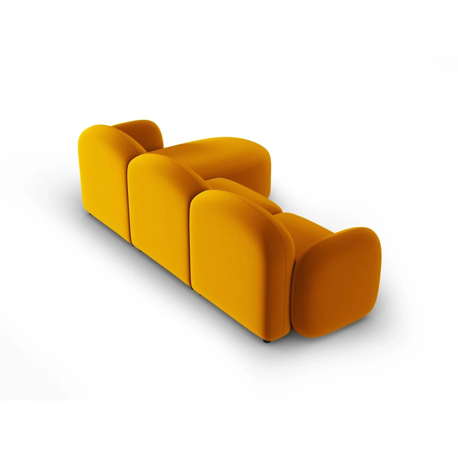 Blair 4-Sitzer Ecksofa Links, mit Bezug aus Samt oder Chenille, 274x167 cm - Image 76