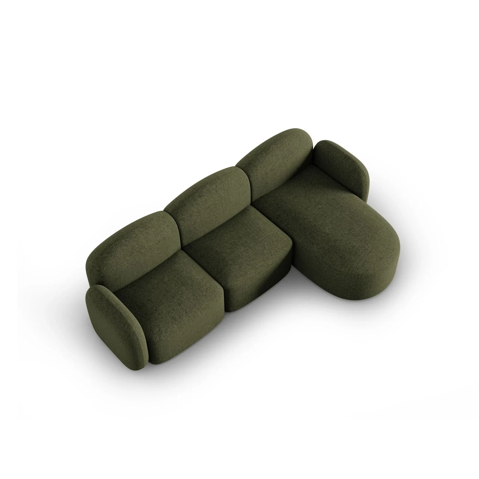 Blair 4-Sitzer Ecksofa Rechts, mit Bezug aus Samt oder Chenille, 274x167 cm - Image 17