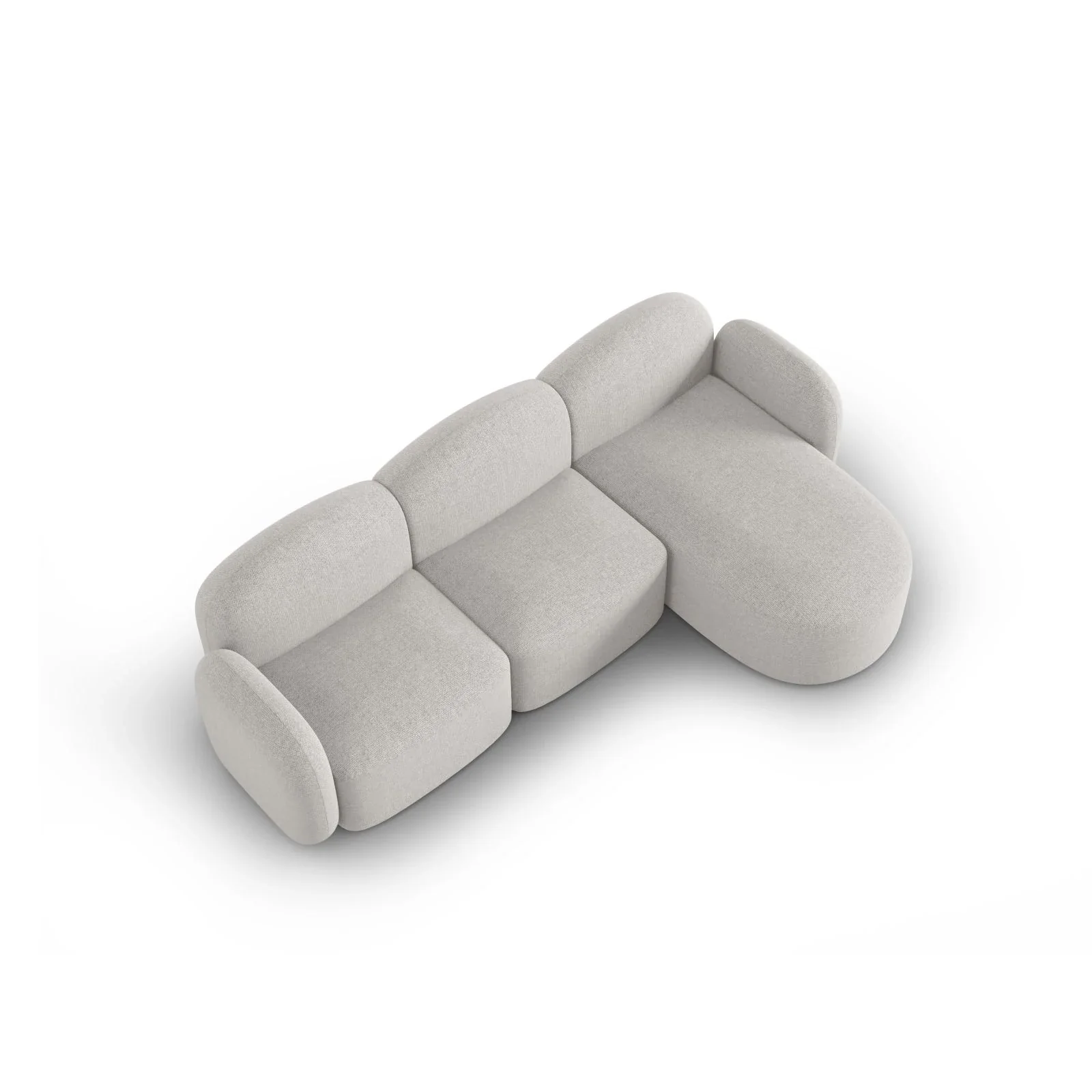 Blair 4-Sitzer Ecksofa Rechts, mit Bezug aus Samt oder Chenille, 274x167 cm - Image 28
