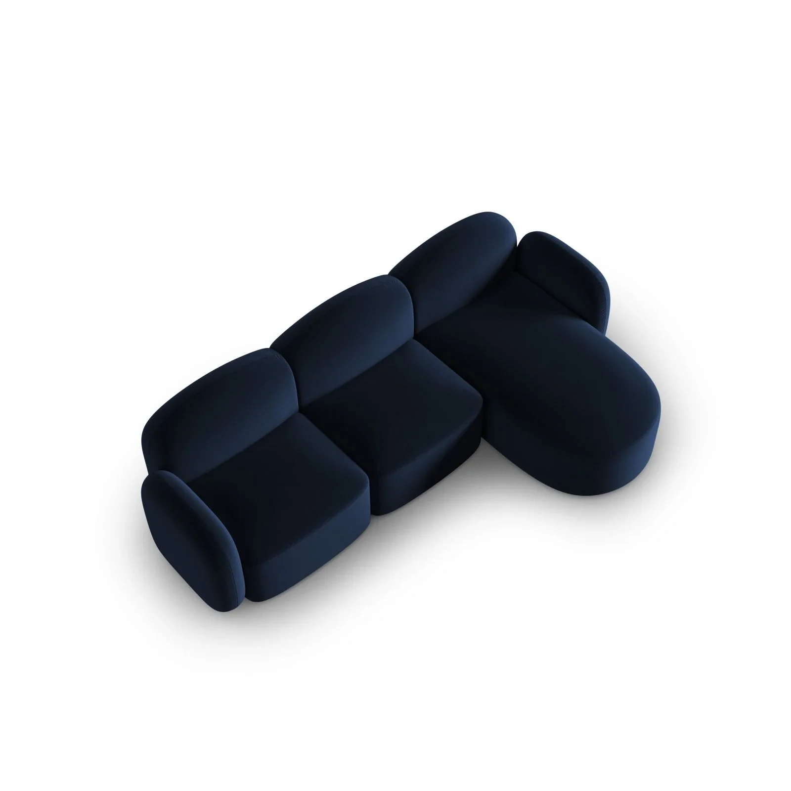 Blair 4-Sitzer Ecksofa Rechts, mit Bezug aus Samt oder Chenille, 274x167 cm - Image 50