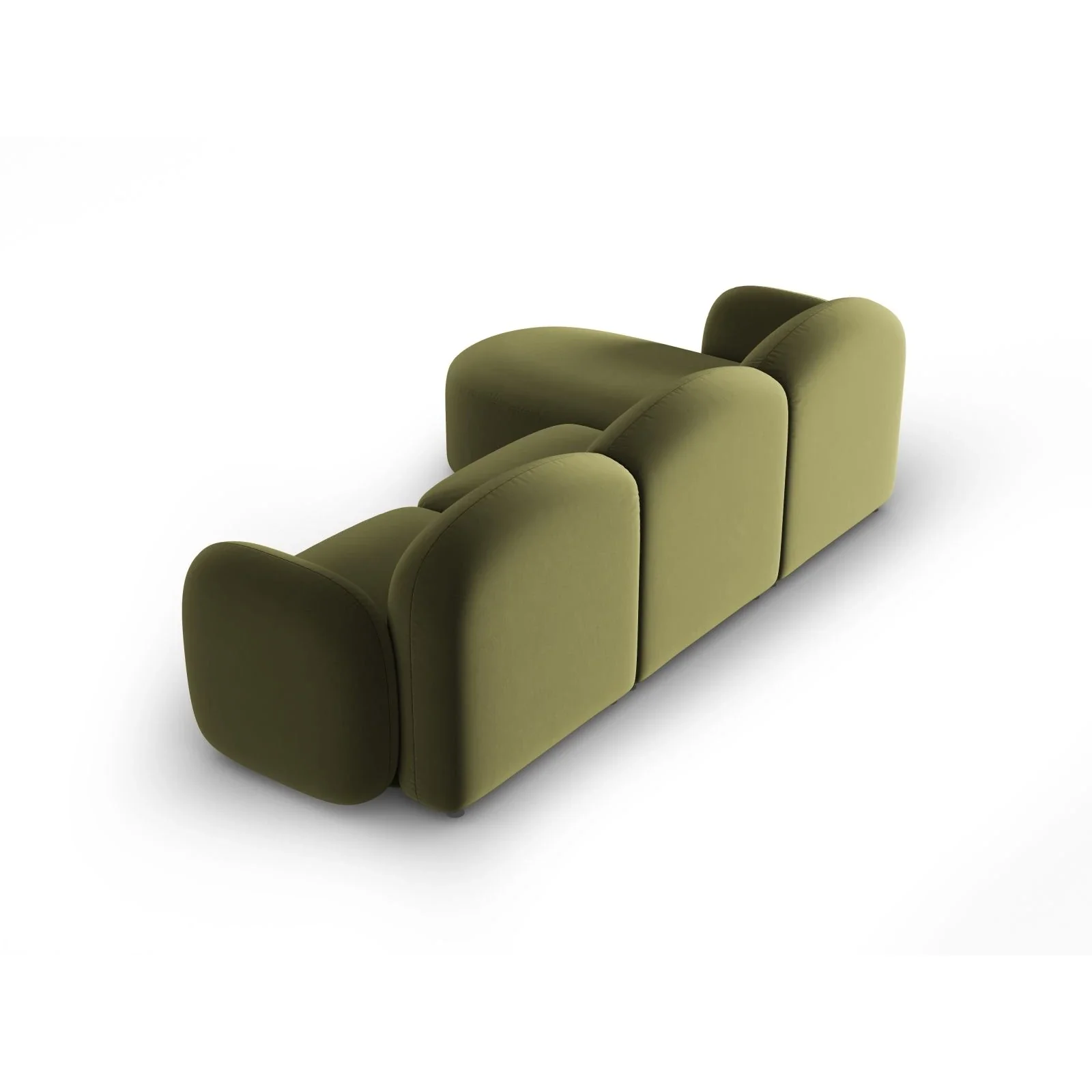 Blair 4-Sitzer Ecksofa Rechts, mit Bezug aus Samt oder Chenille, 274x167 cm - Image 86
