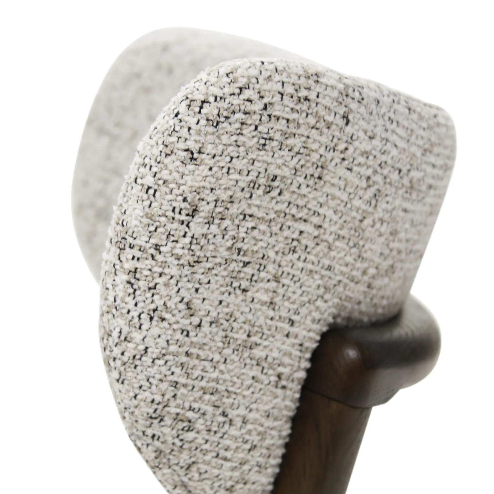 BLAKE Essstuhl stone, Beine aus Holz Dunkelbraun - Image 4