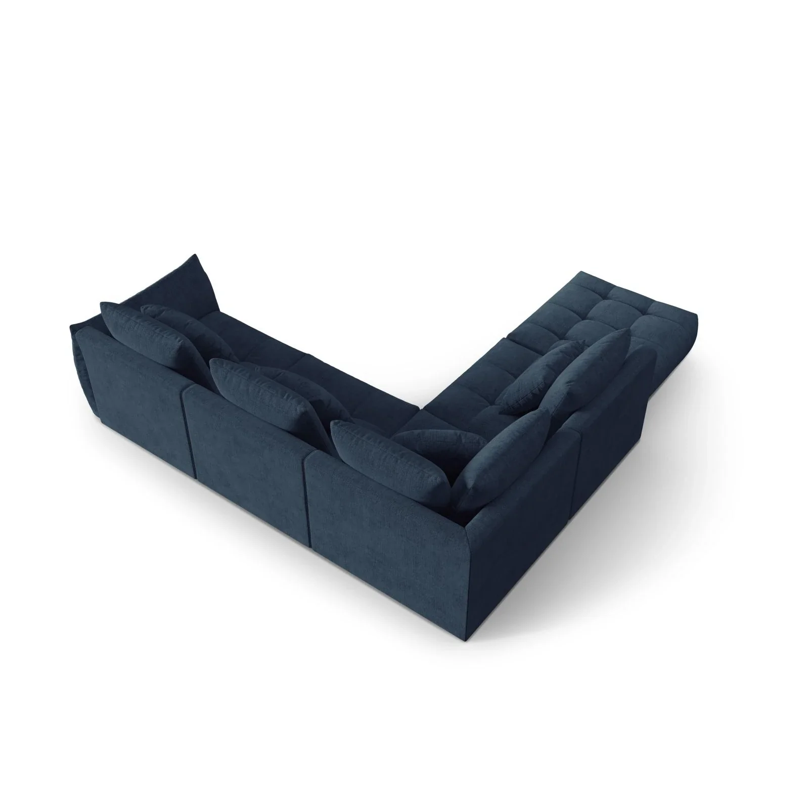 Bloom modulares 4-Sitzer Ecksofa Links, mit Bezug aus Samt oder Strukturstoff, 316x310 cm - Image 58