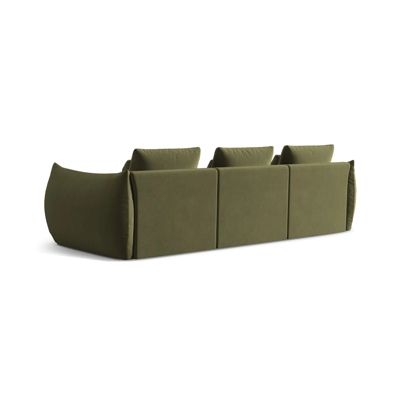 Bloom modulares 4-Sitzer Sofa mit Bezug aus Samt oder Strukturstoff, 332x106 cm - Image 23